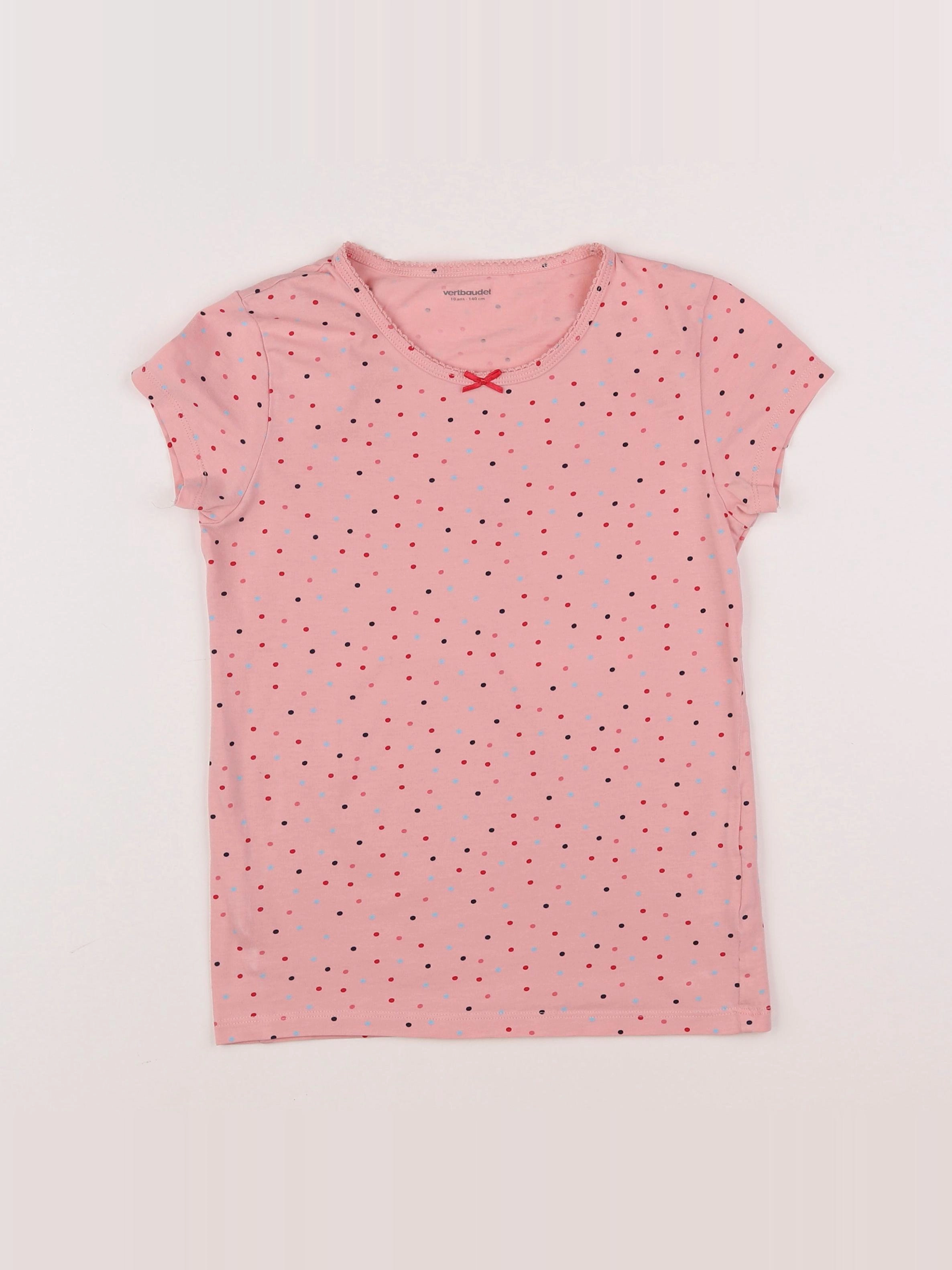 Vertbaudet - maillot de corps rose - 10 ans