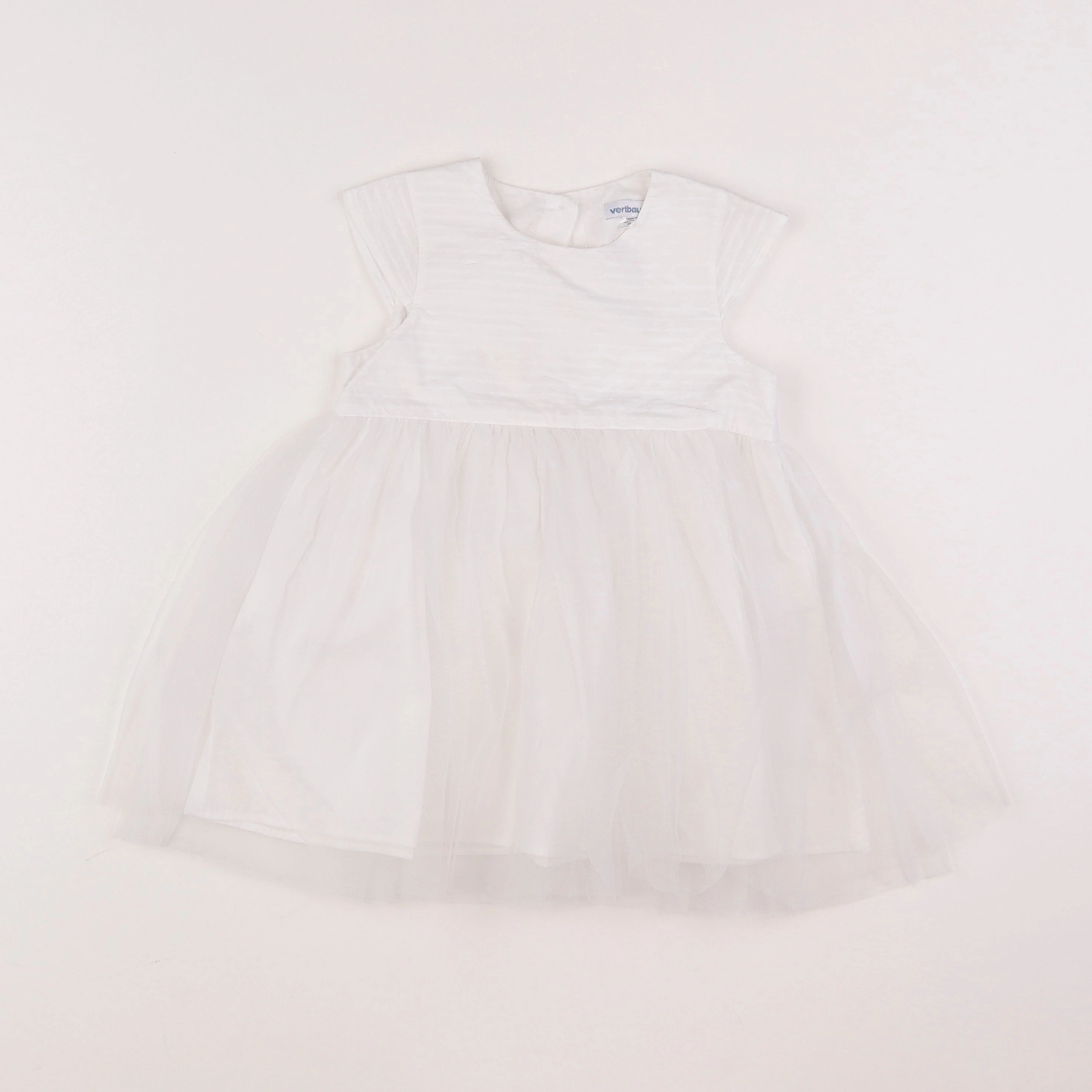 Vertbaudet - robe blanc - 3 ans