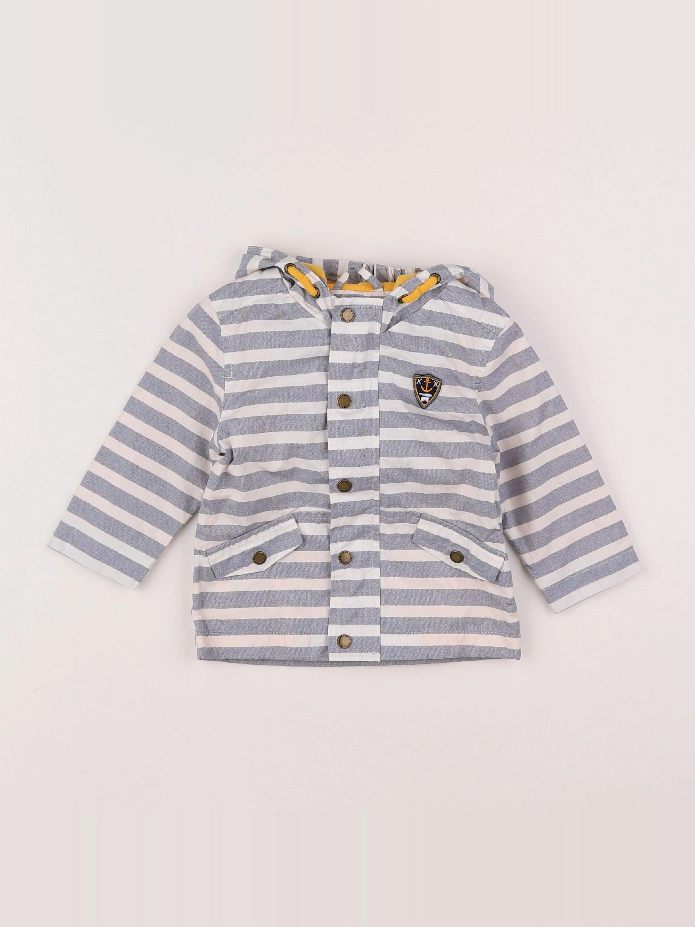 Vertbaudet - imperméable bleu - 12 mois