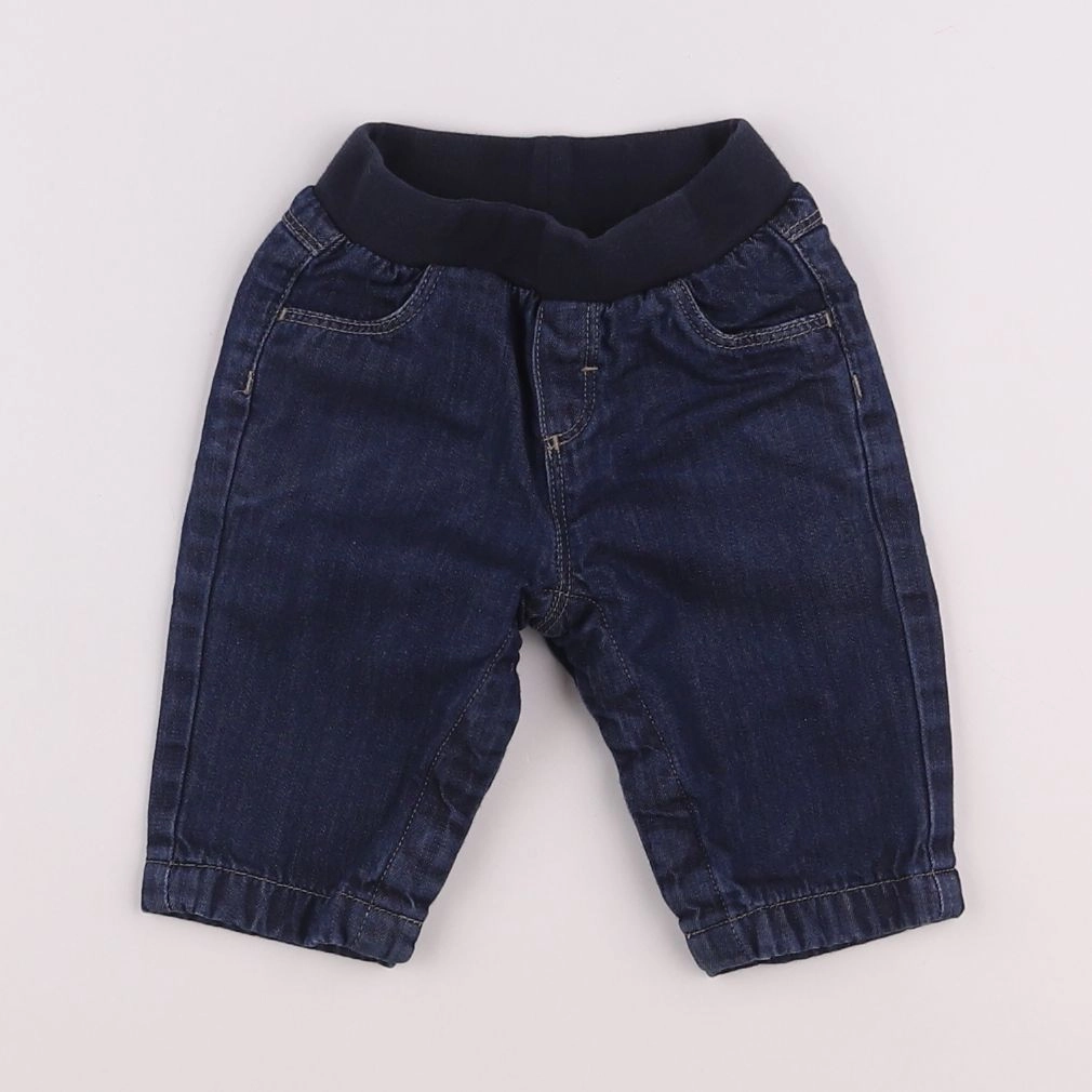 Petit Bateau - jean bleu - 1 mois