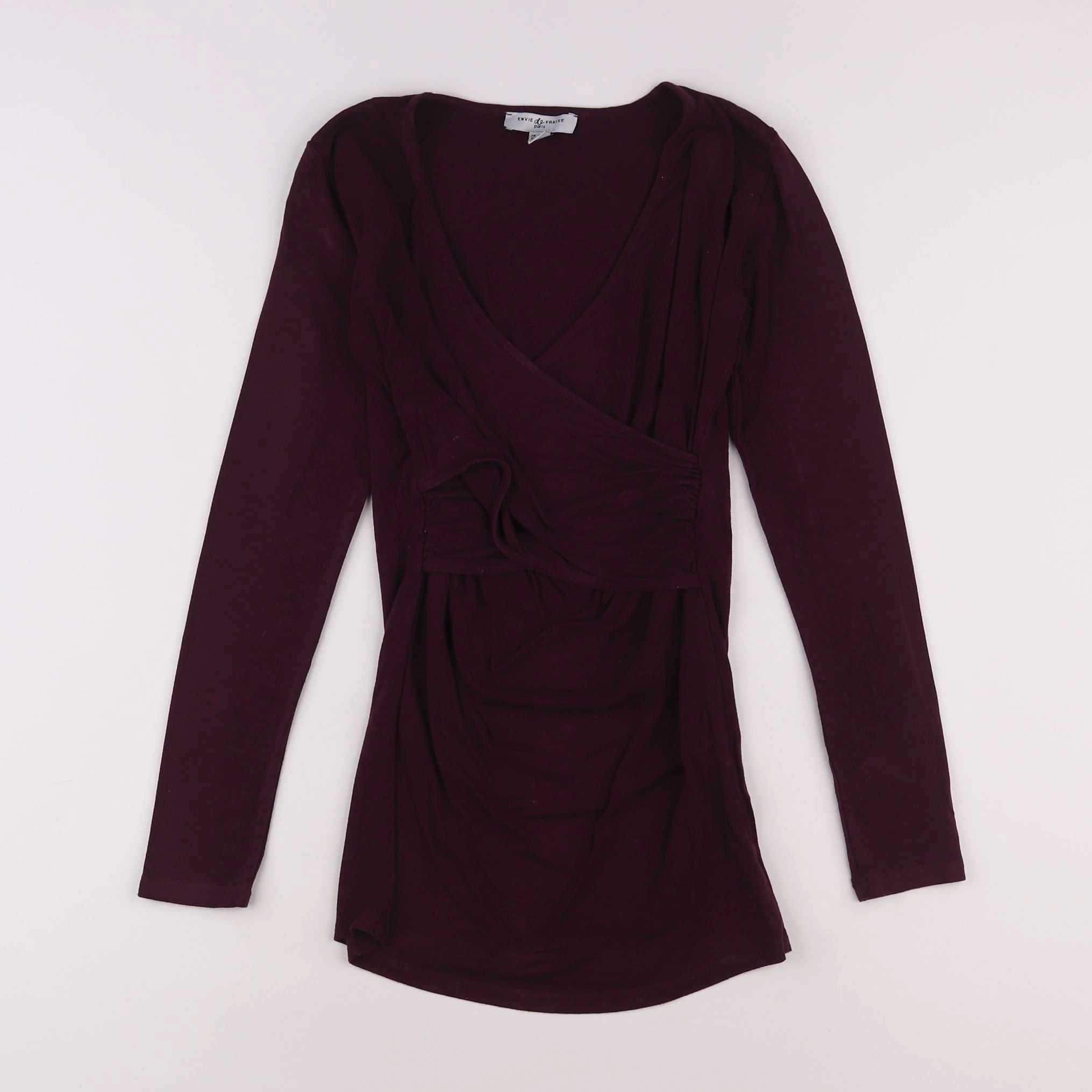 Envie de fraise - tee-shirt violet - 34 à 36
