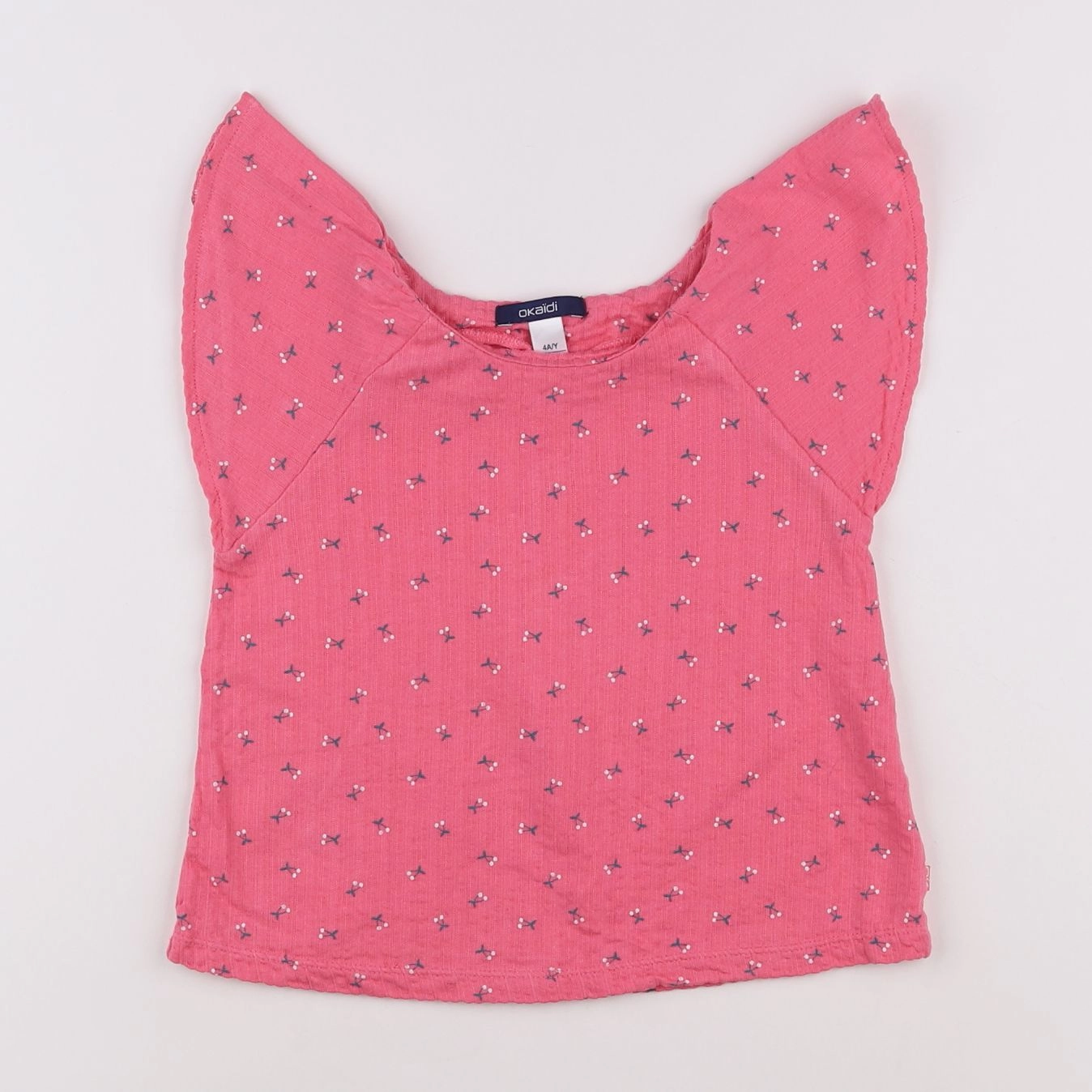 Okaidi - blouse rose - 4 ans