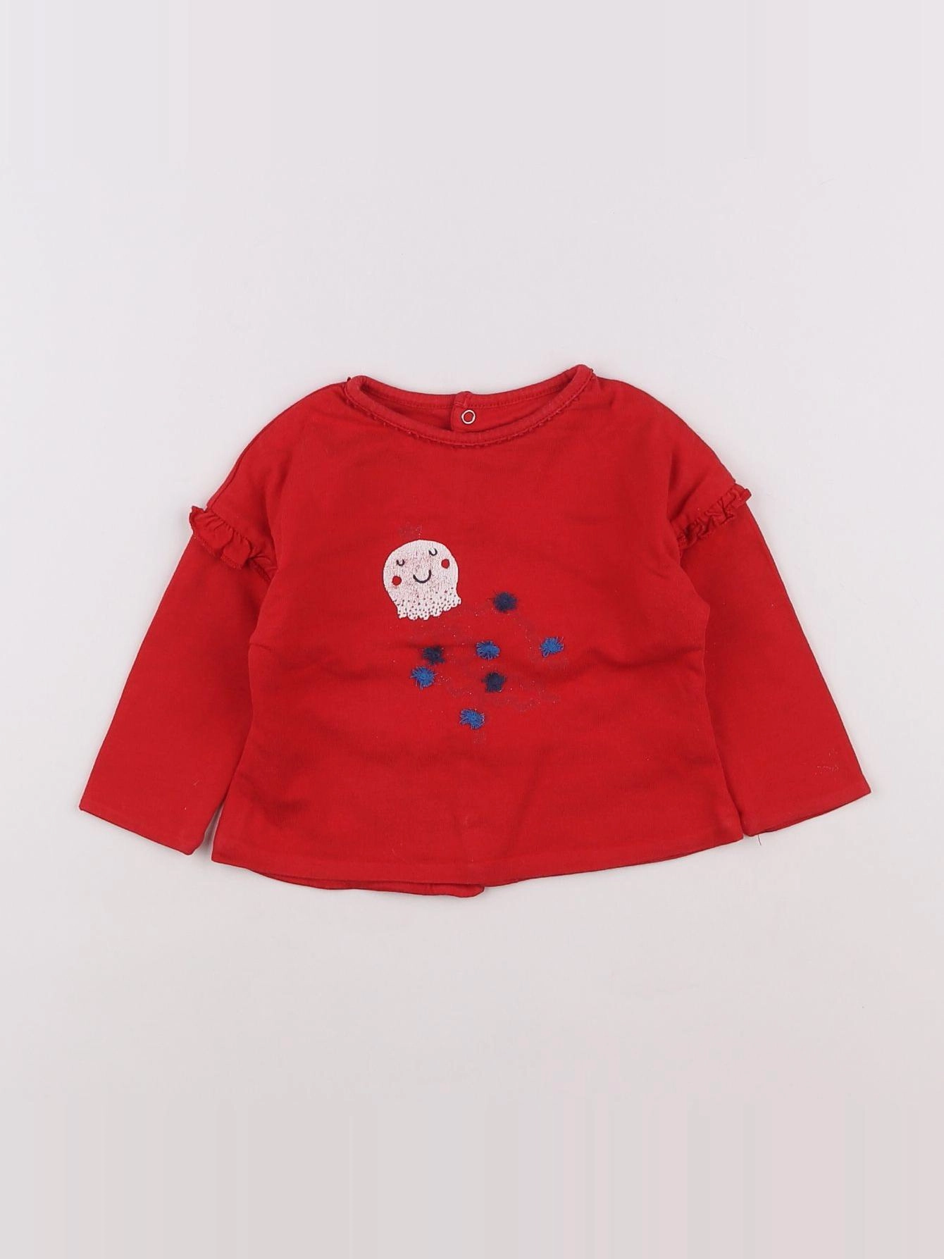 Catimini - tee-shirt rouge - 9 mois