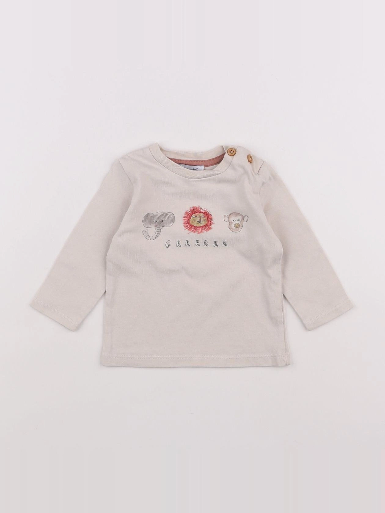 Absorba - tee-shirt beige - 6 mois