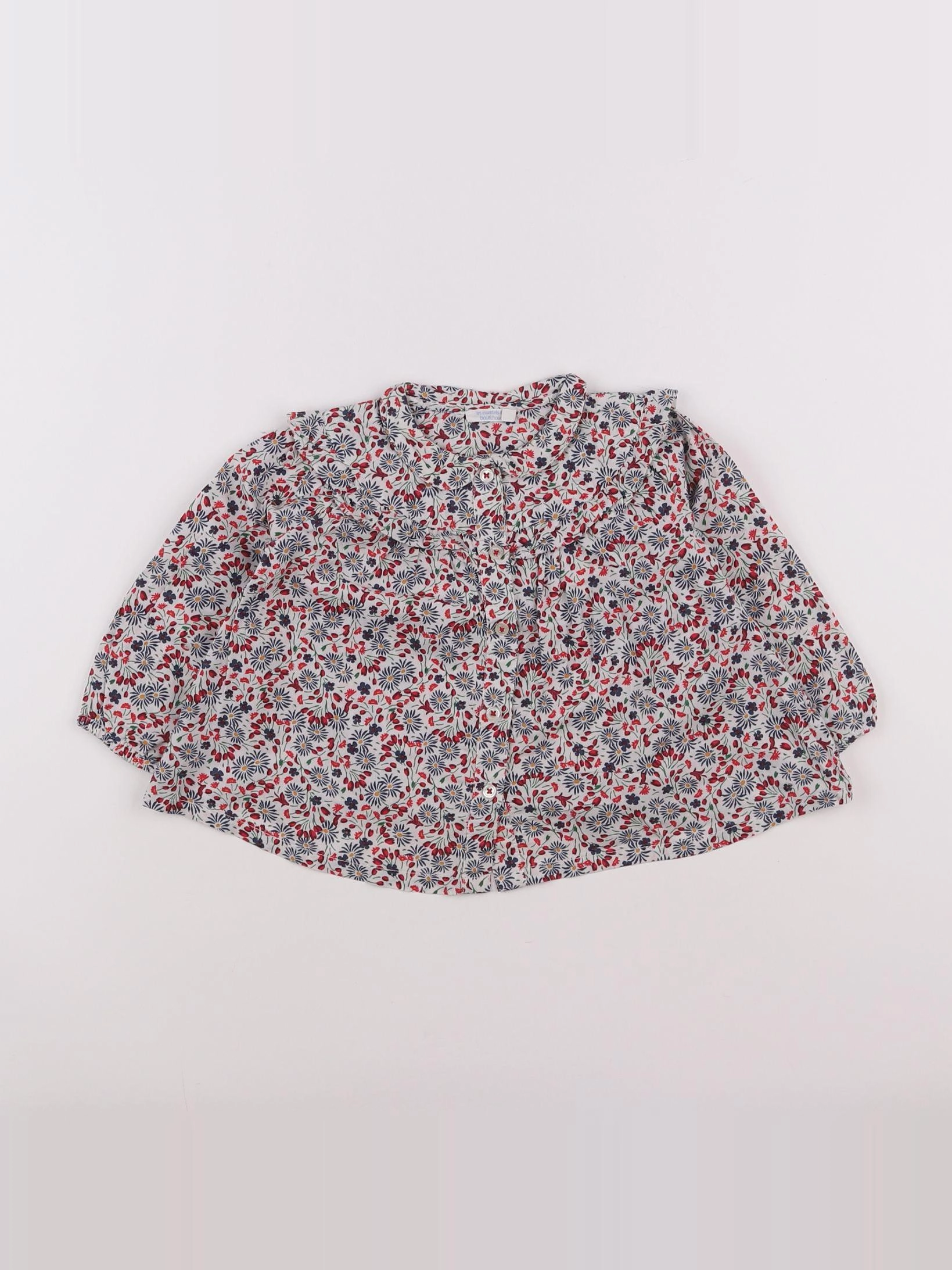 Boutchou - chemise multicolore - 12 mois
