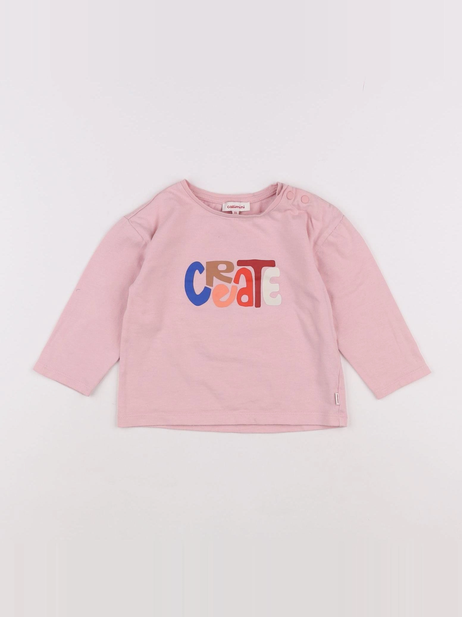 Catimini - tee-shirt rose - 18 mois