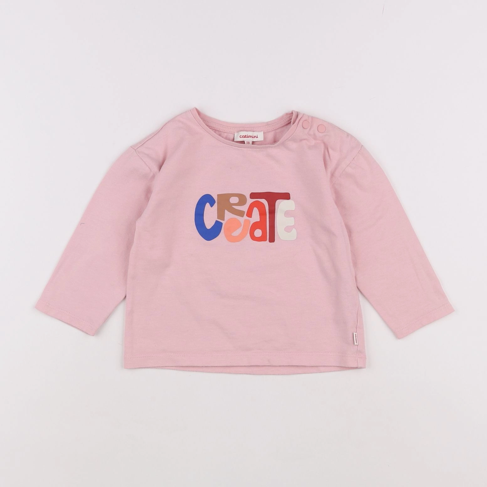 Catimini - tee-shirt rose - 18 mois