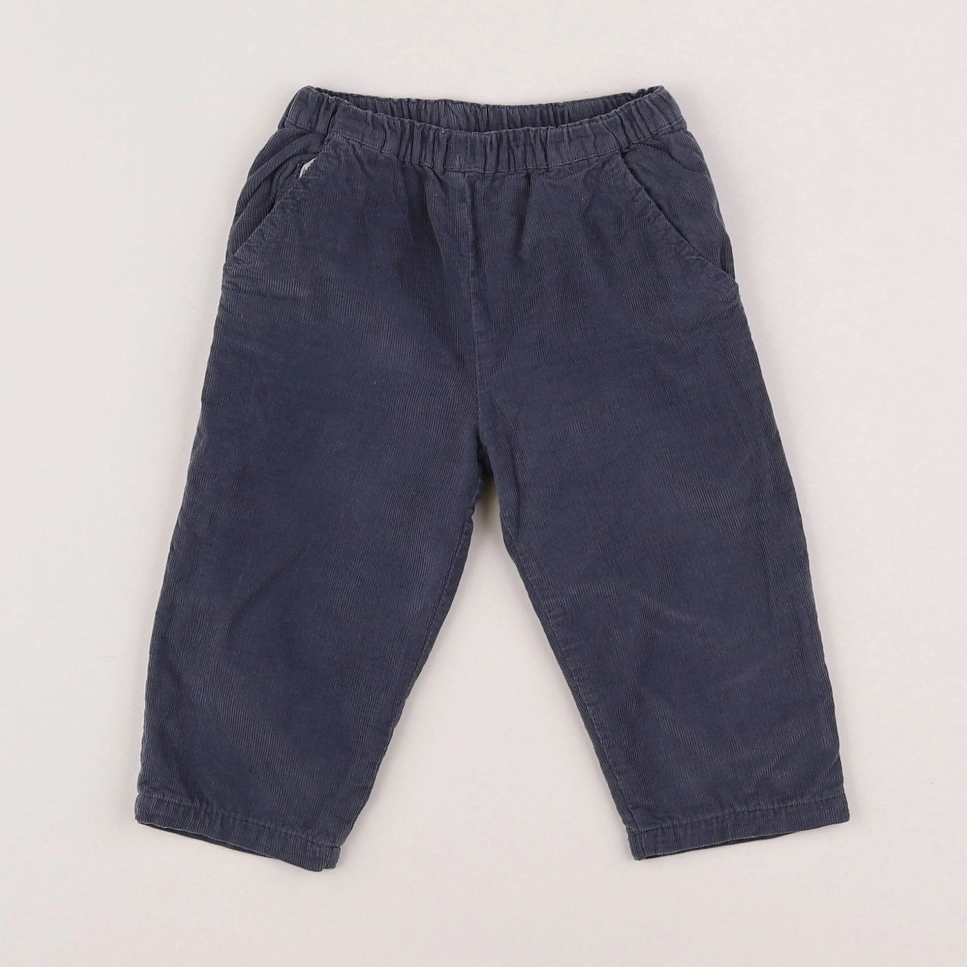 Boutchou - pantalon bleu - 9 mois