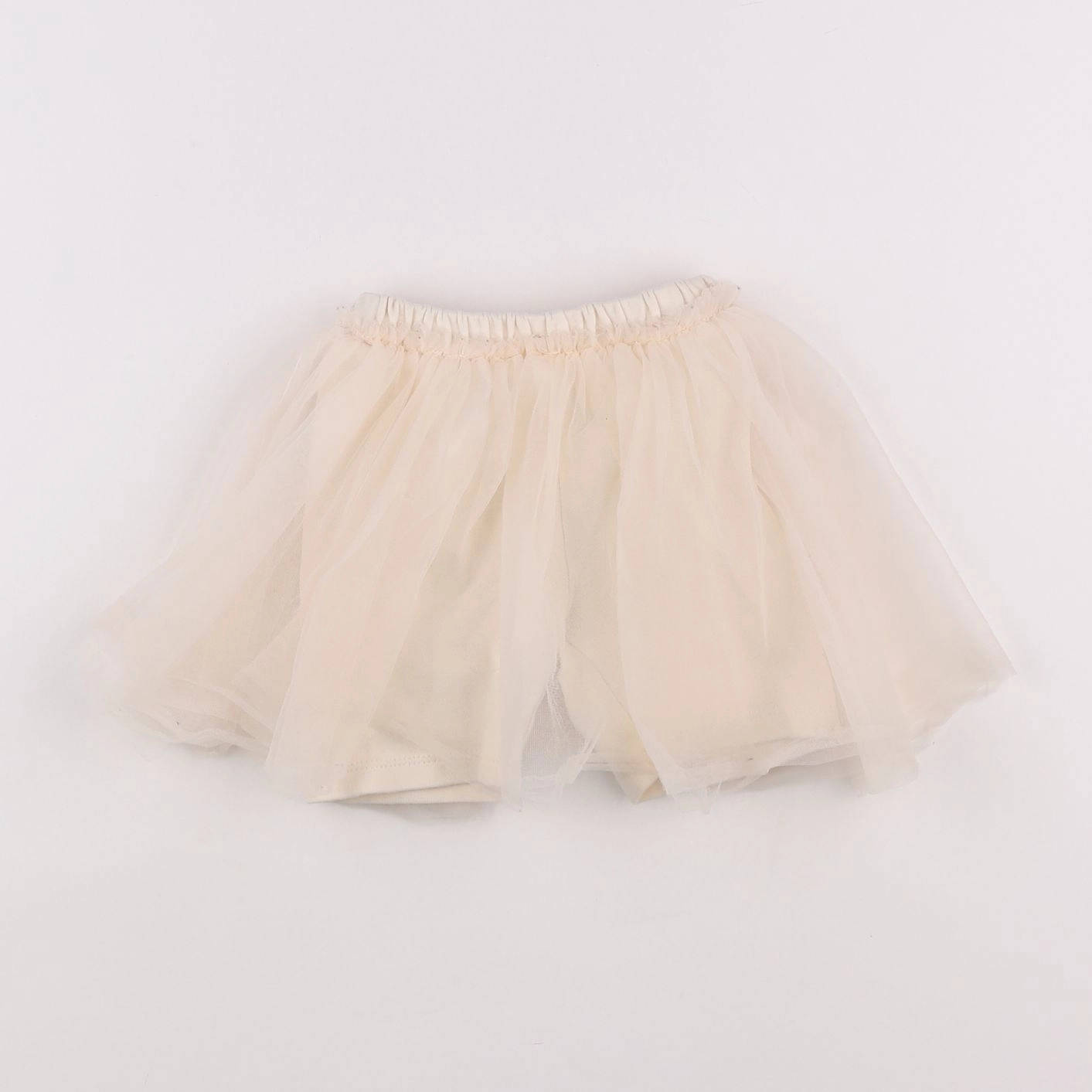 Zara - legging court tulle beige - 3/4 ans