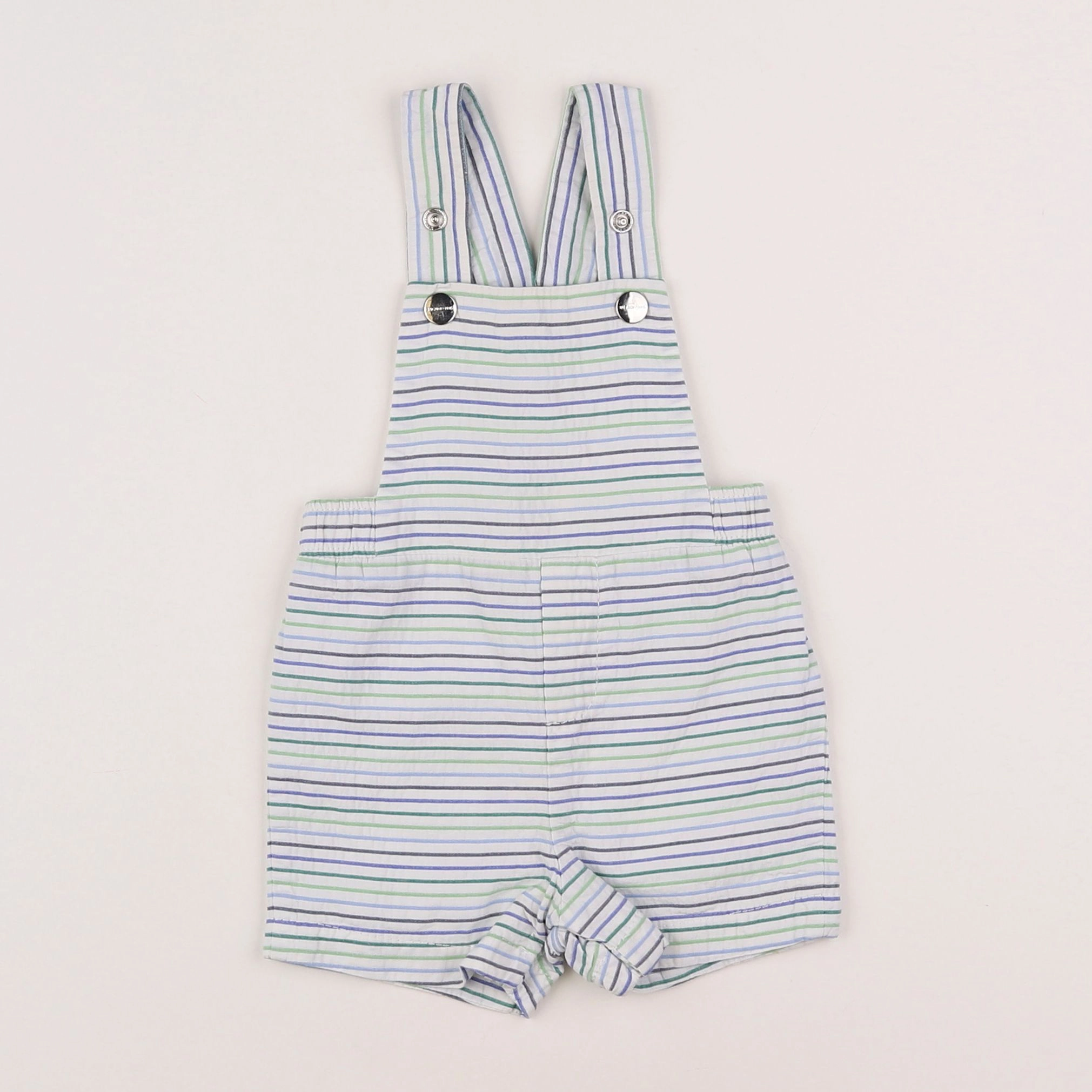 Jacadi - combinaison blanc, vert - 6 mois