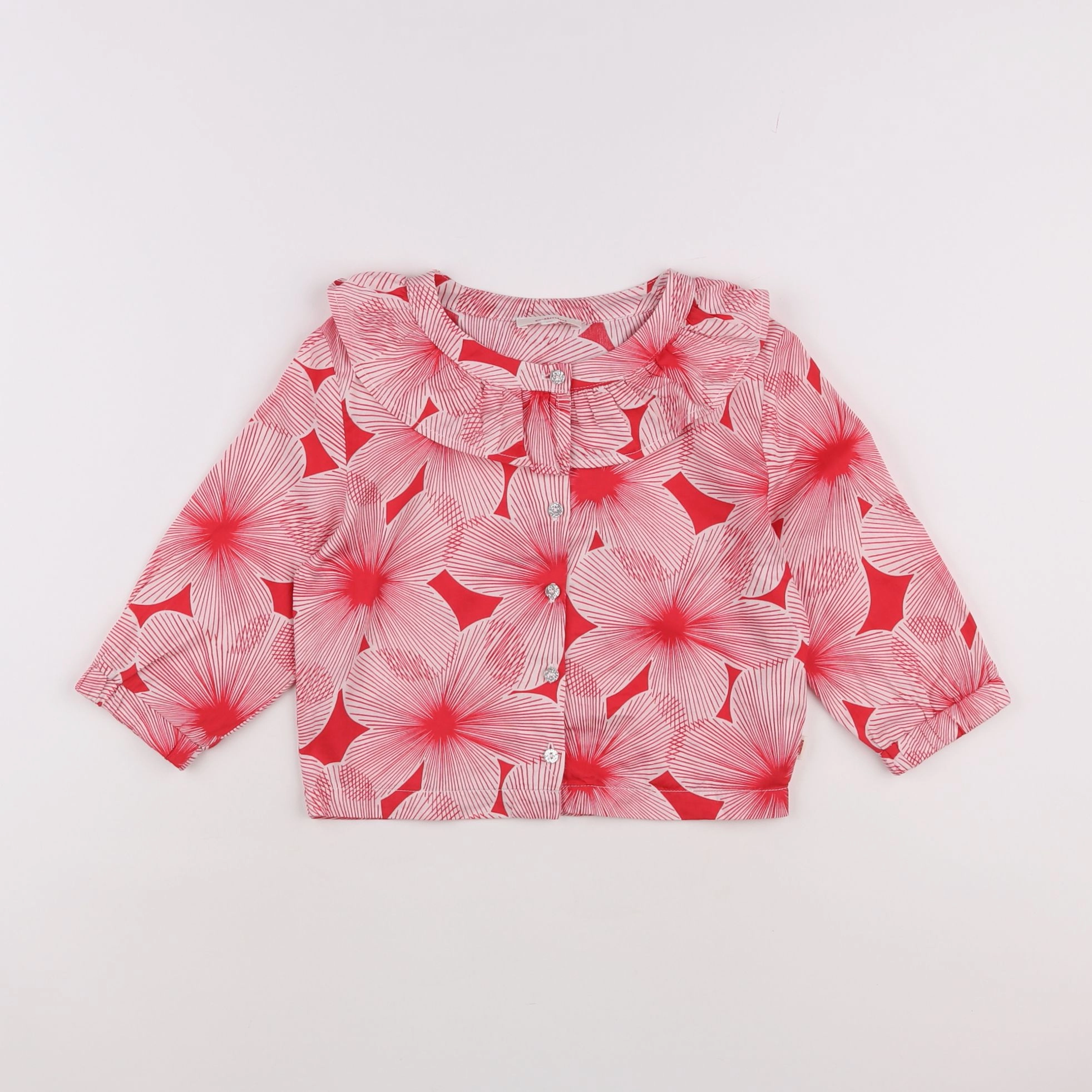 Catimini - blouse rose - 8 ans