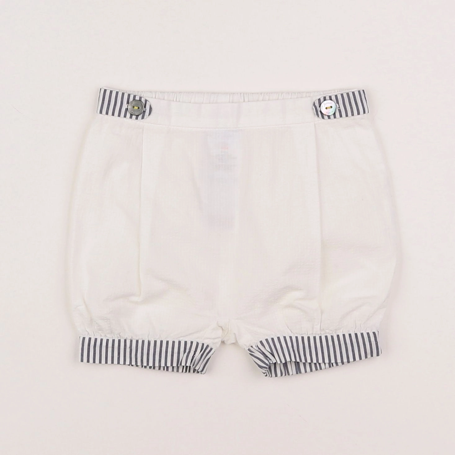 Jacadi - short blanc - 6 mois