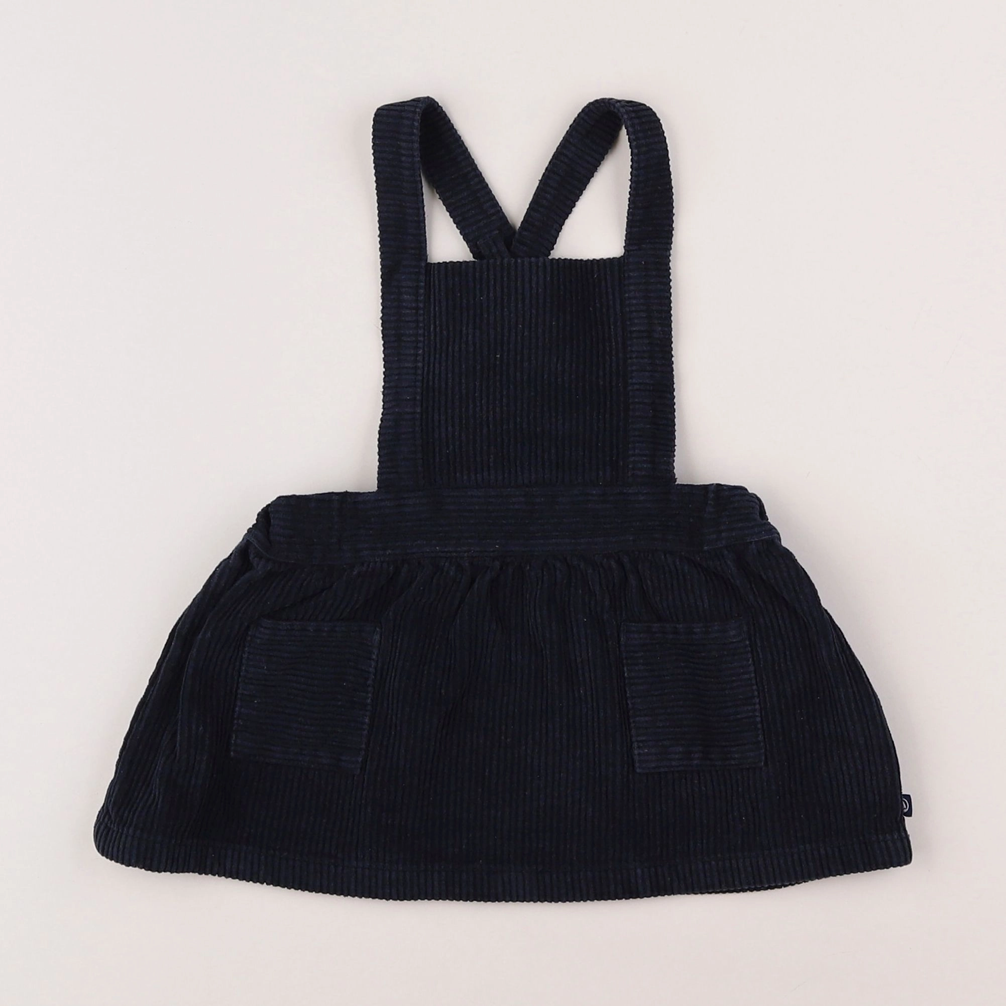 Petit Bateau - robe bleu - 12 mois