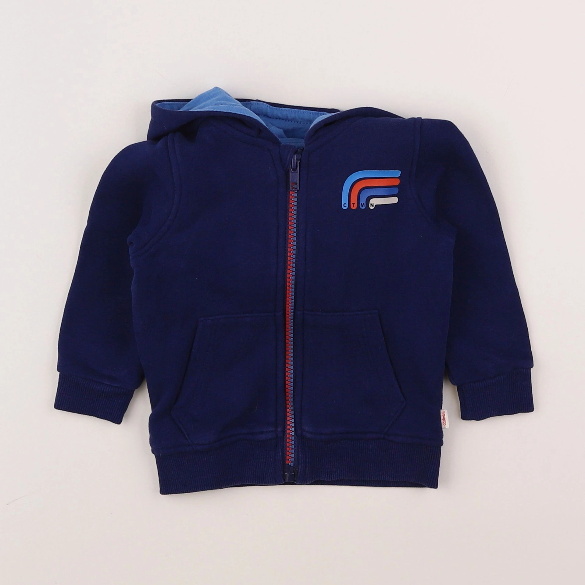 Catimini - sweat bleu - 12 mois