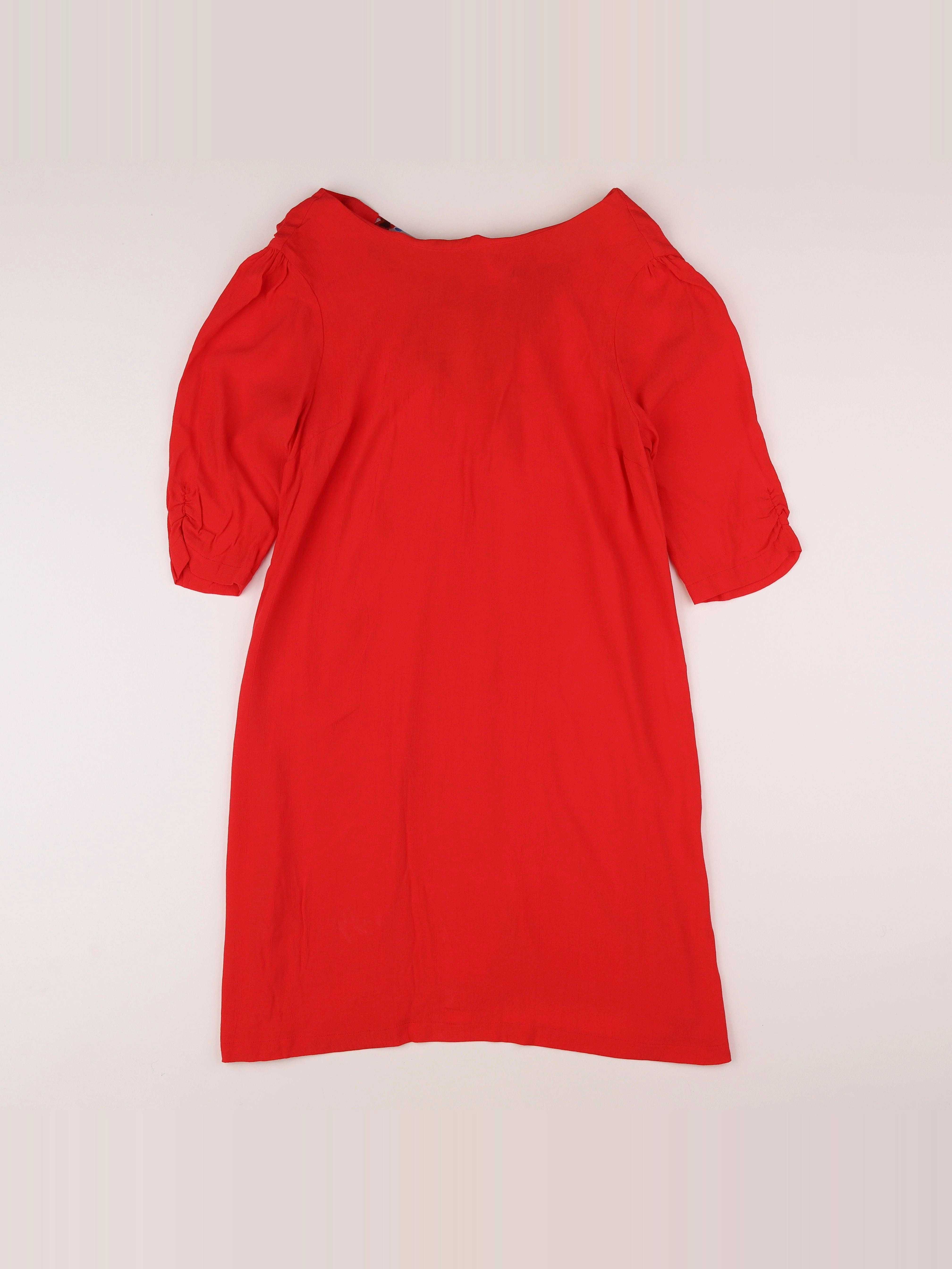 Envie de fraise - robe grossesse rouge - 38