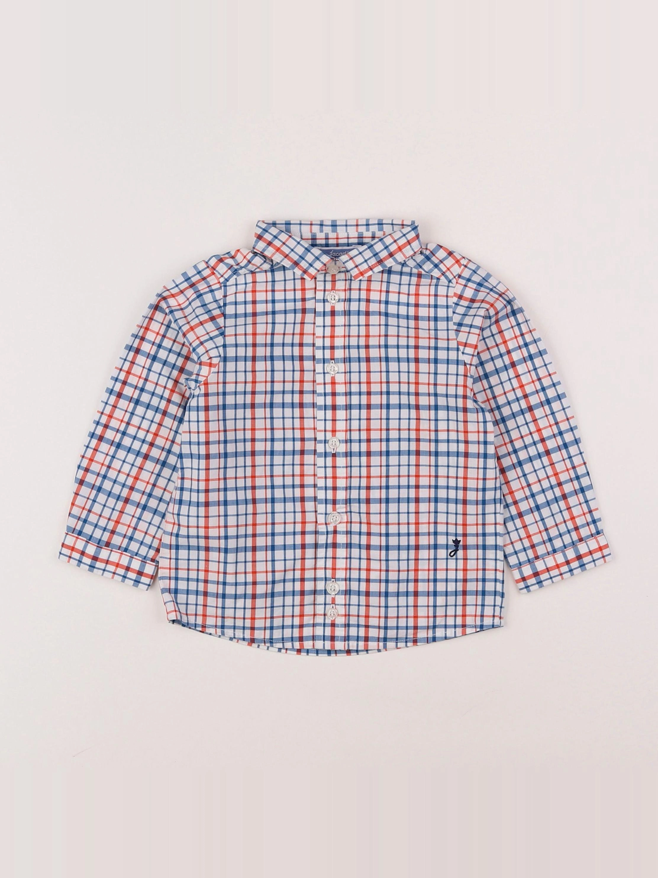 Jacadi - chemise bleu, blanc - 18 mois