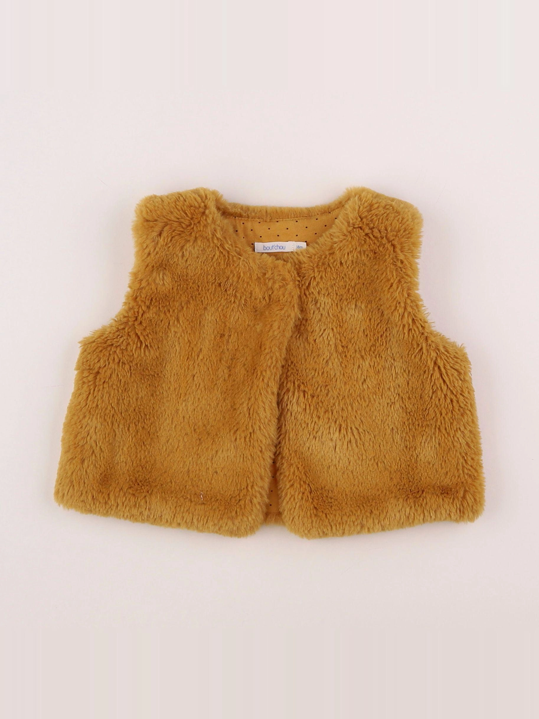 Boutchou - gilet marron - 18 mois
