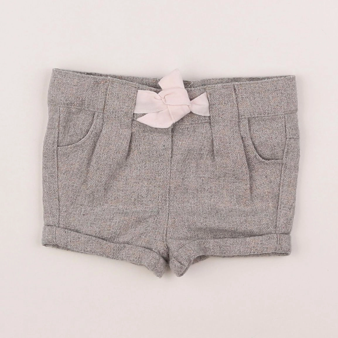 Tape à l'oeil - short gris - 3 mois