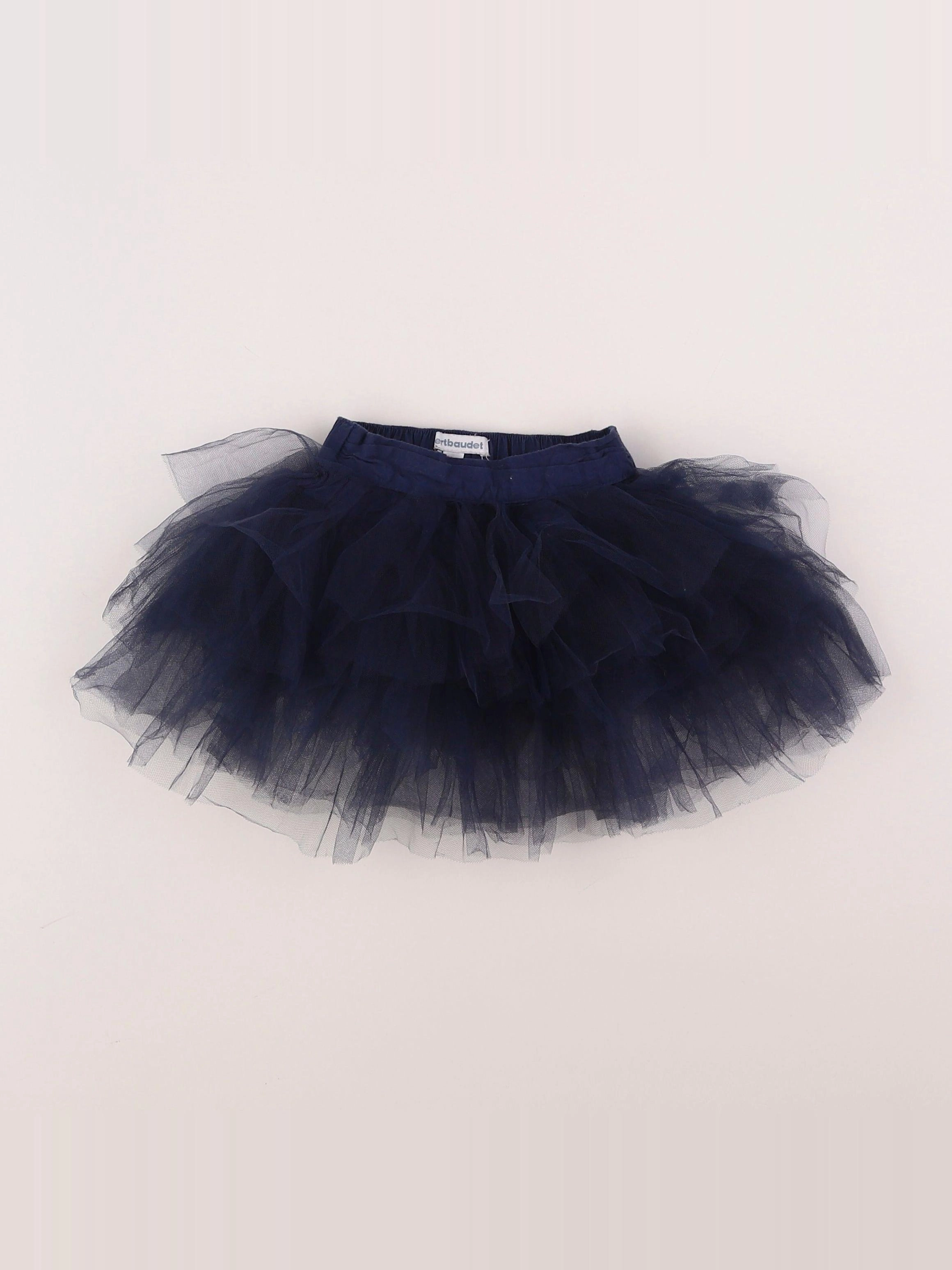 Vertbaudet - jupe bleu - 6 mois