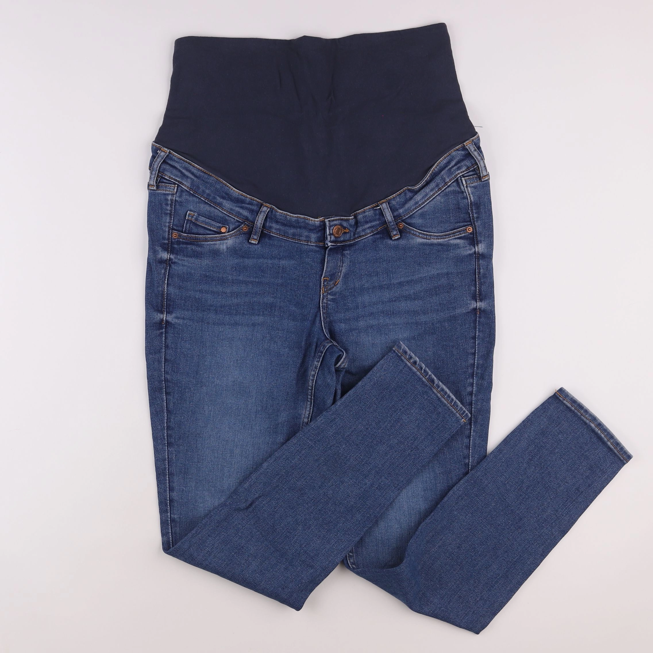 H&M - jean grossesse bleu - 42