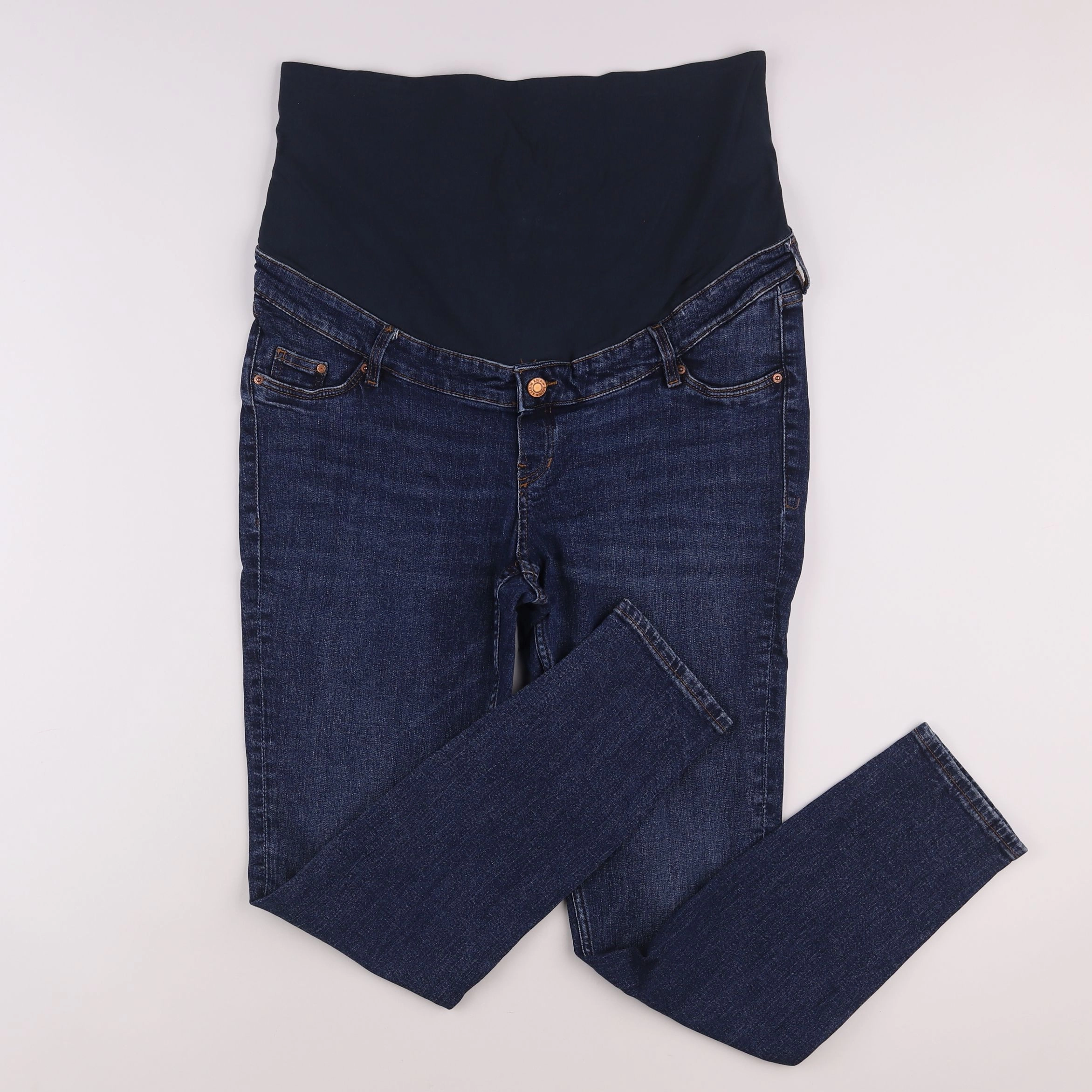 H&M - jean grossesse bleu - 42 à 44
