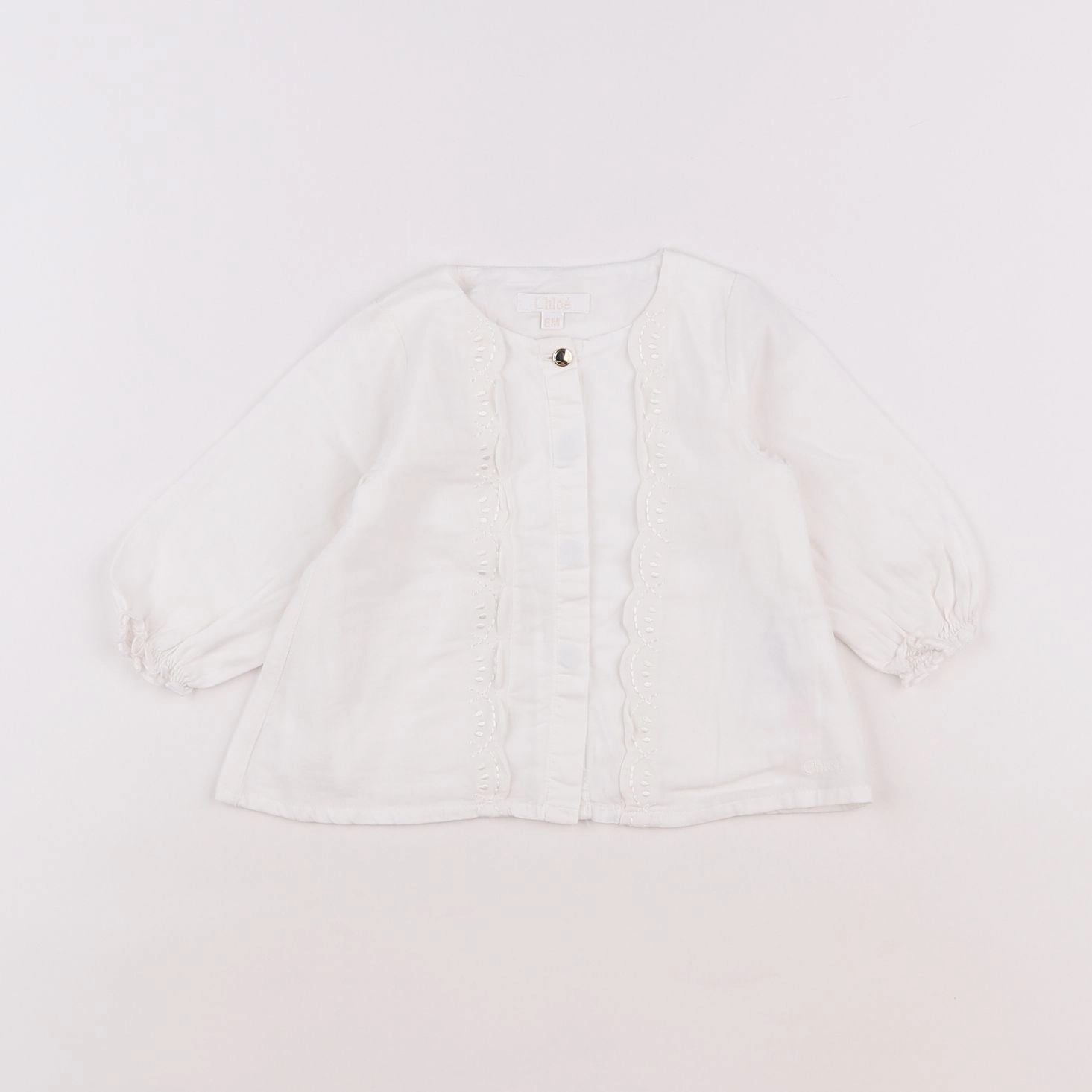 Chloé - blouse blanc - 6 mois