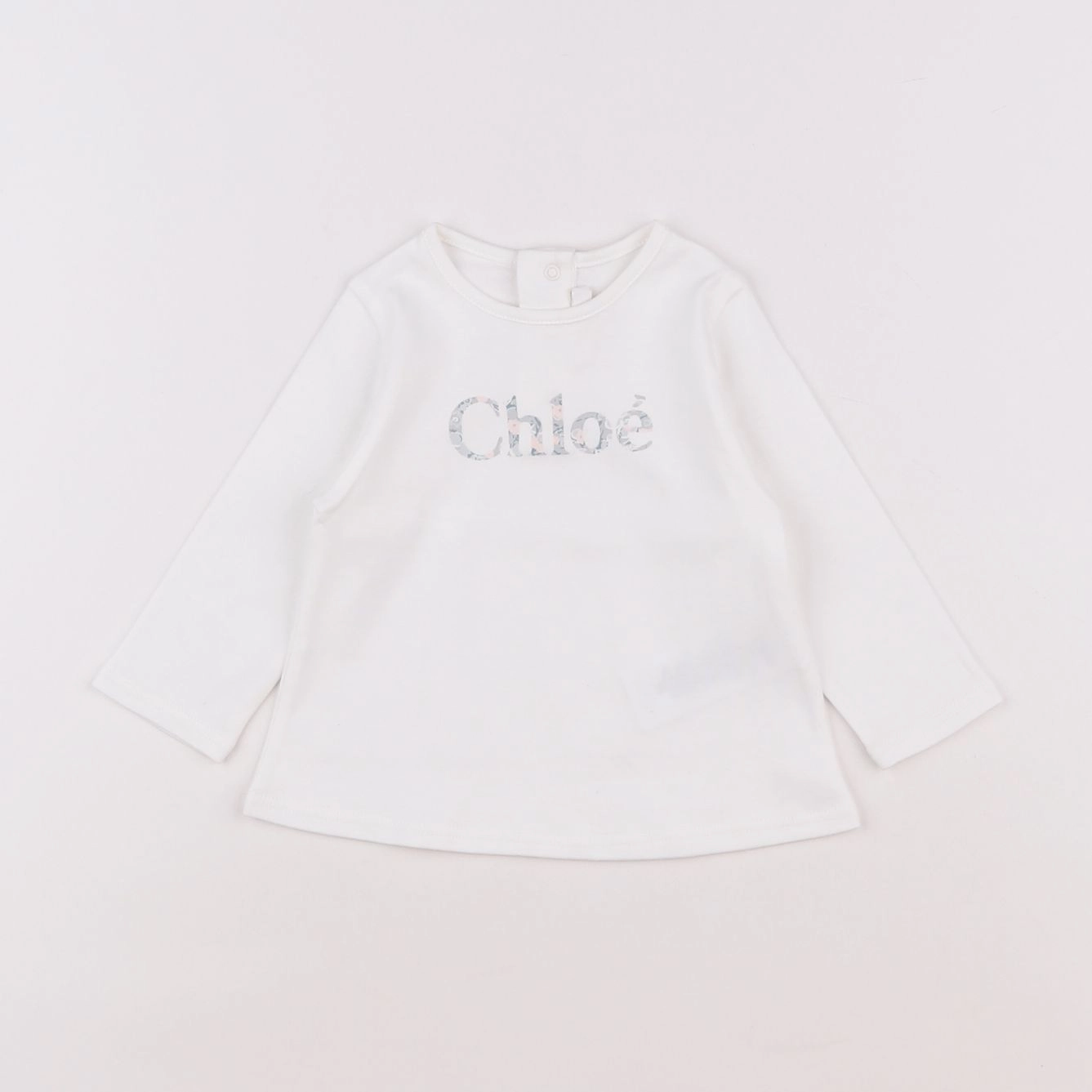 Chloé - tee-shirt blanc - 6 mois