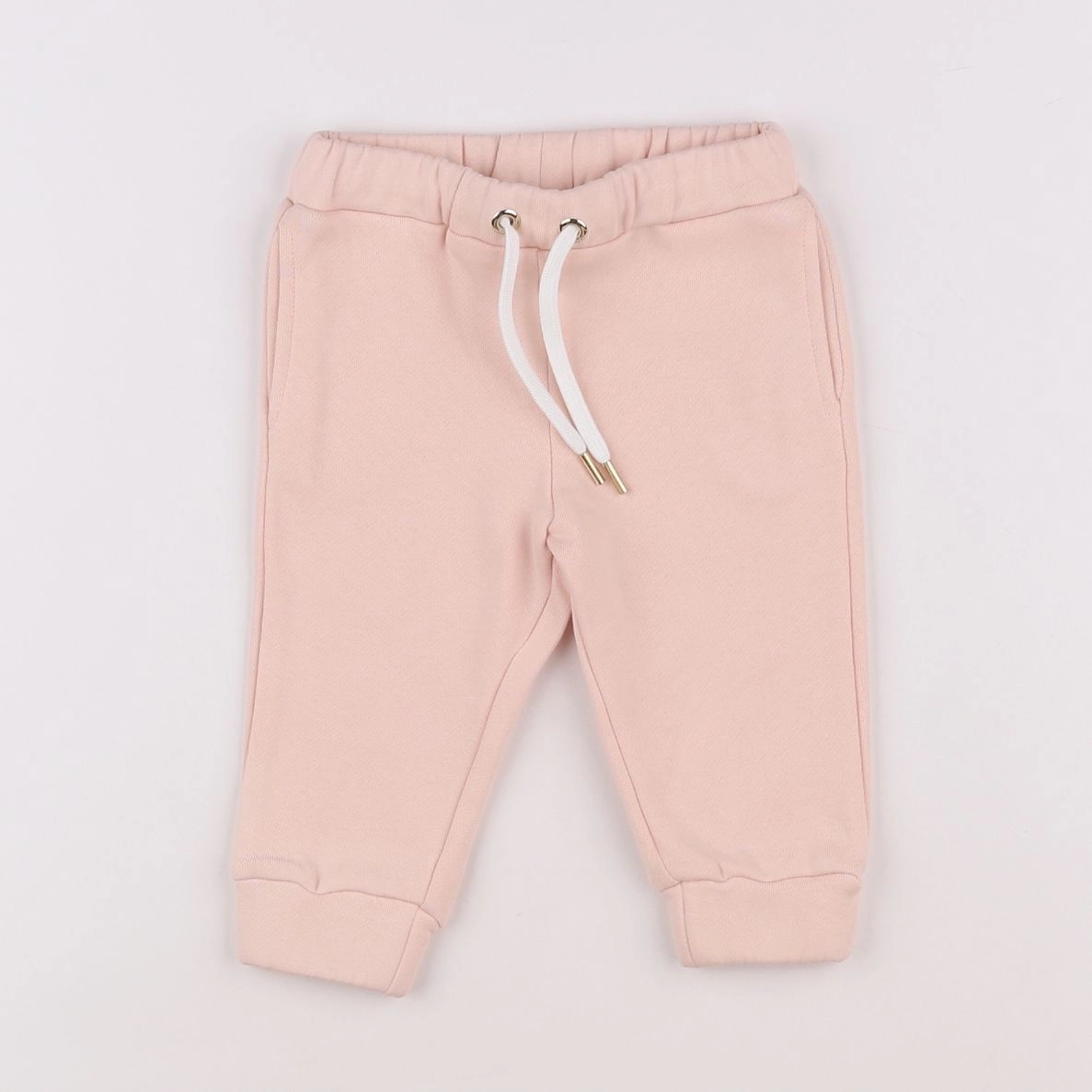 Chloé - jogging doublé rose - 6 mois