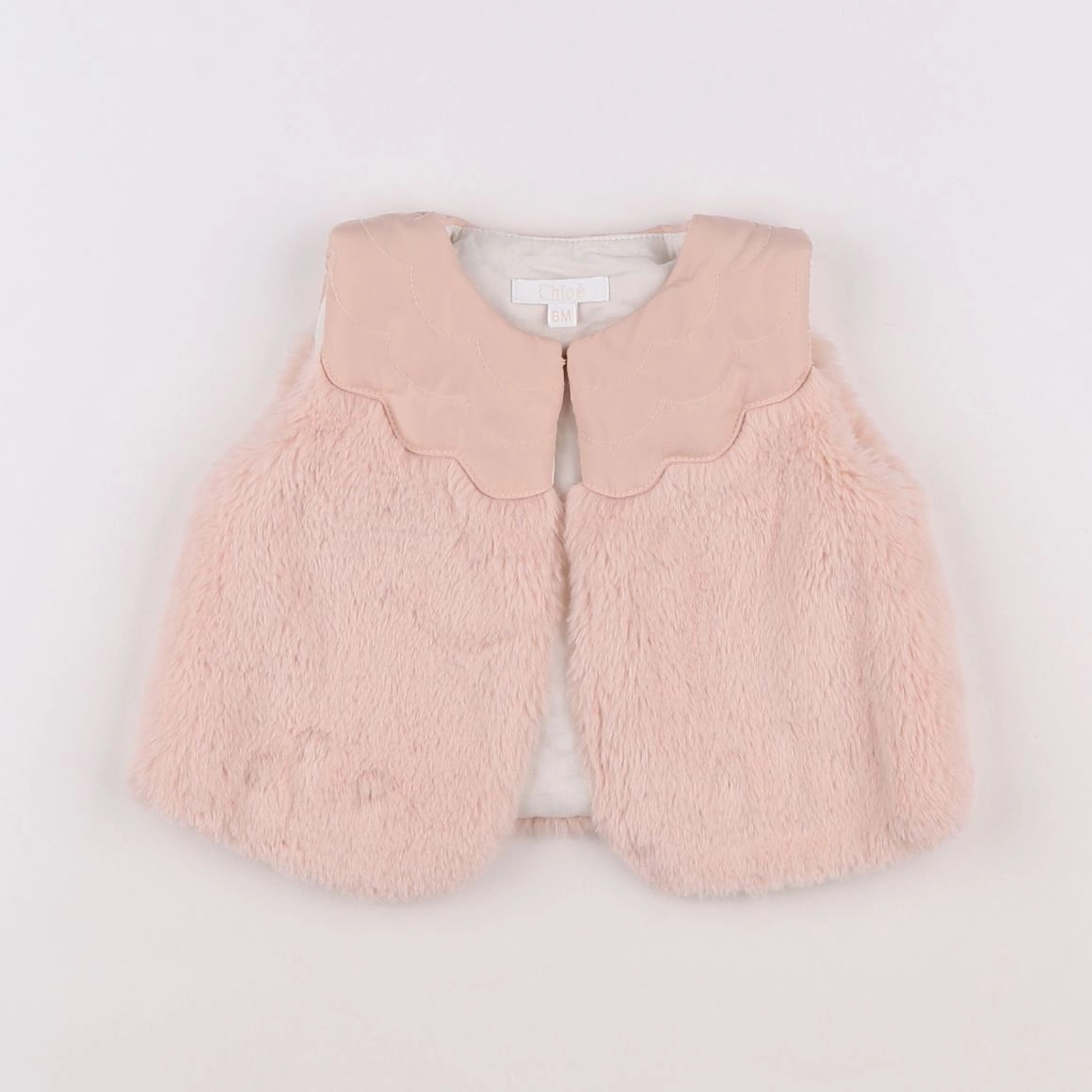 Chloé - gilet rose - 6 mois