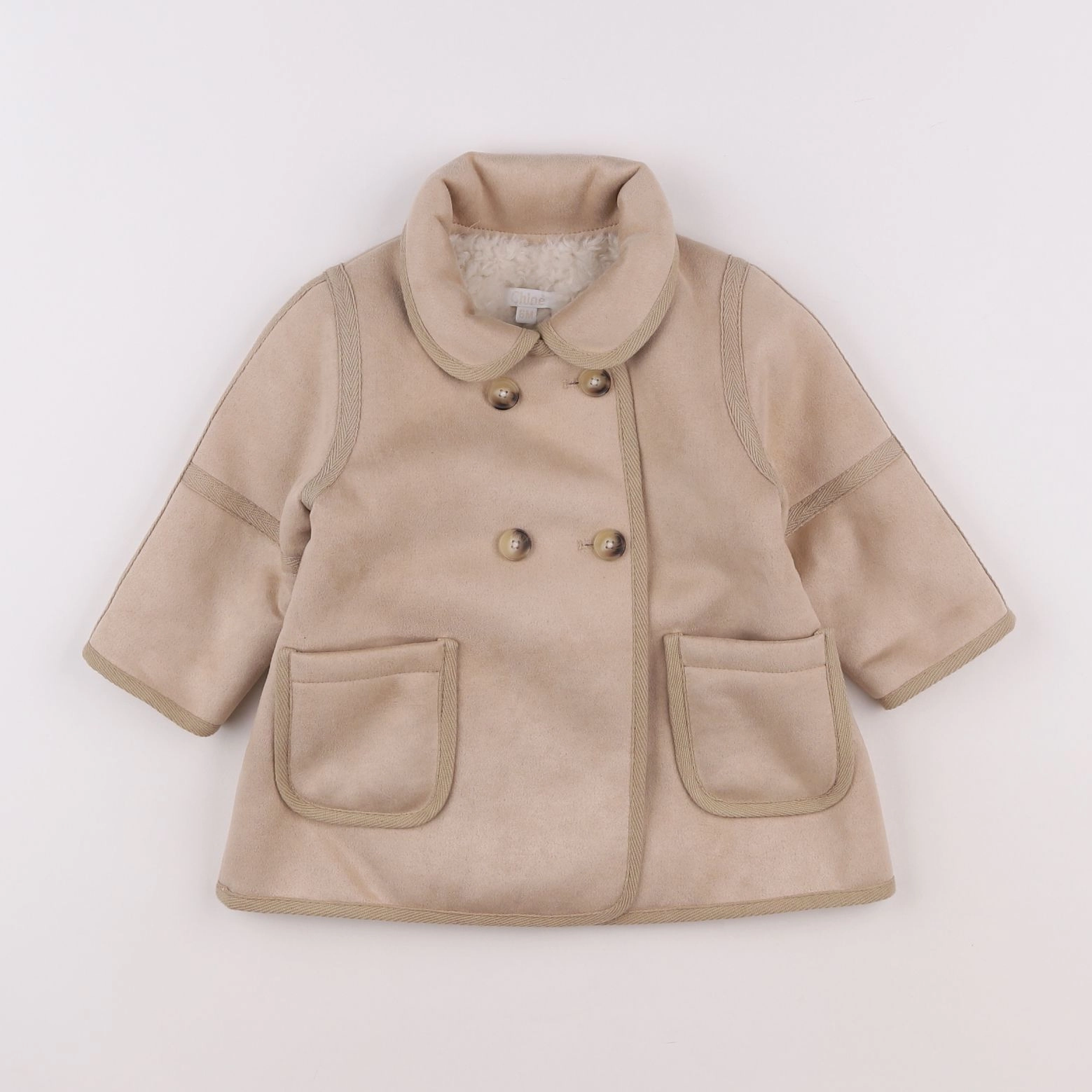 Chloé - manteau marron - 6 mois