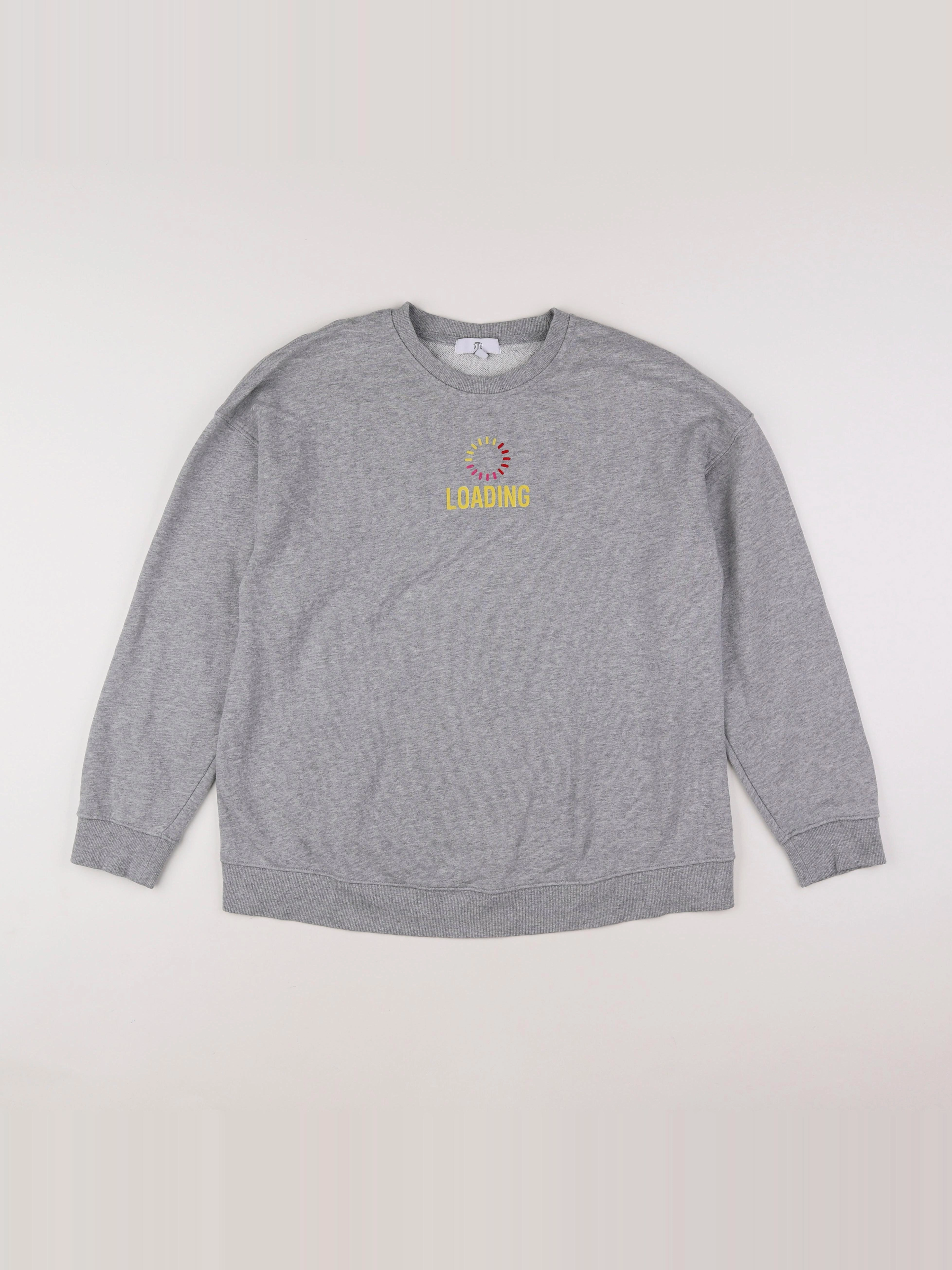 La Redoute - sweat gris - 14 ans