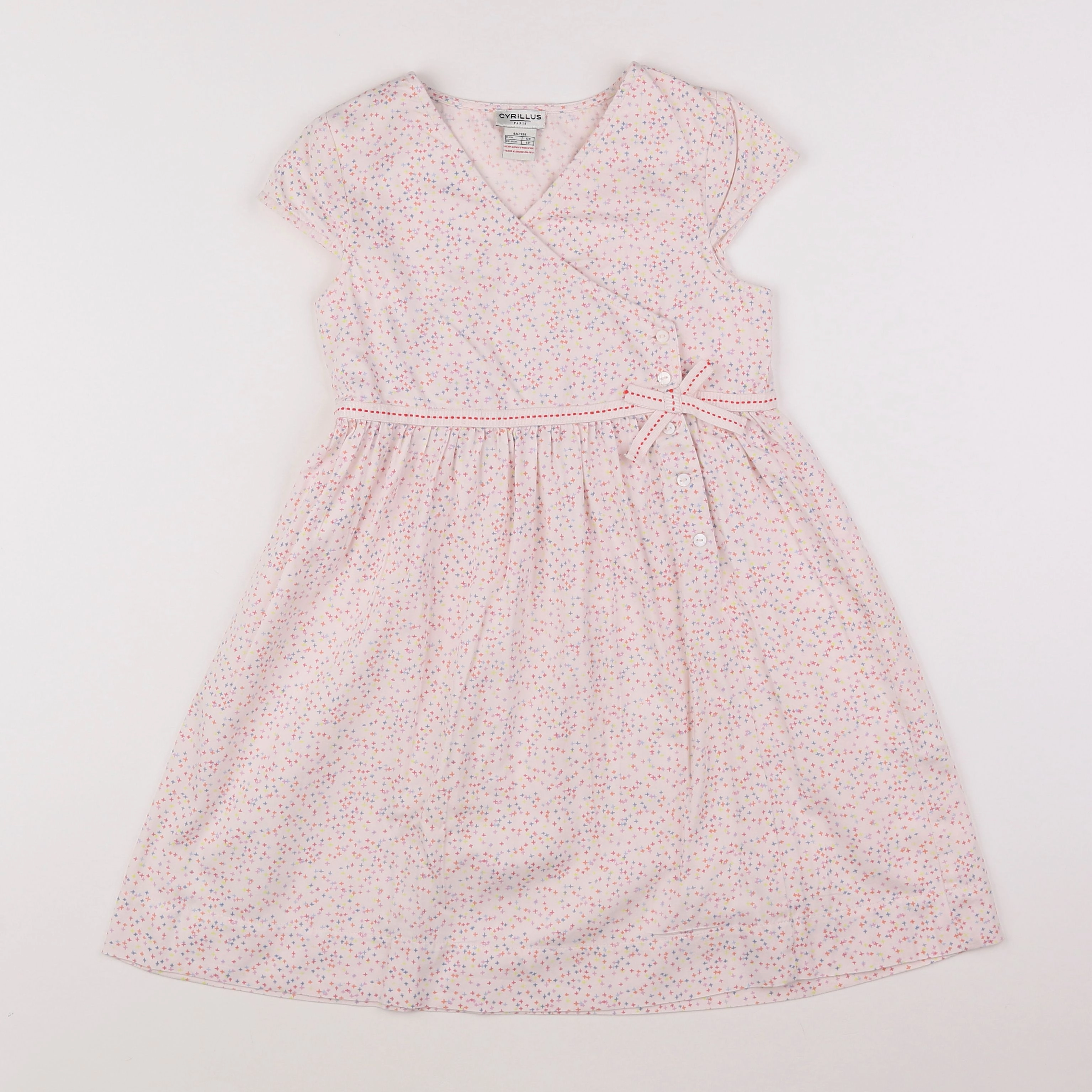 Cyrillus - robe rose - 8 ans