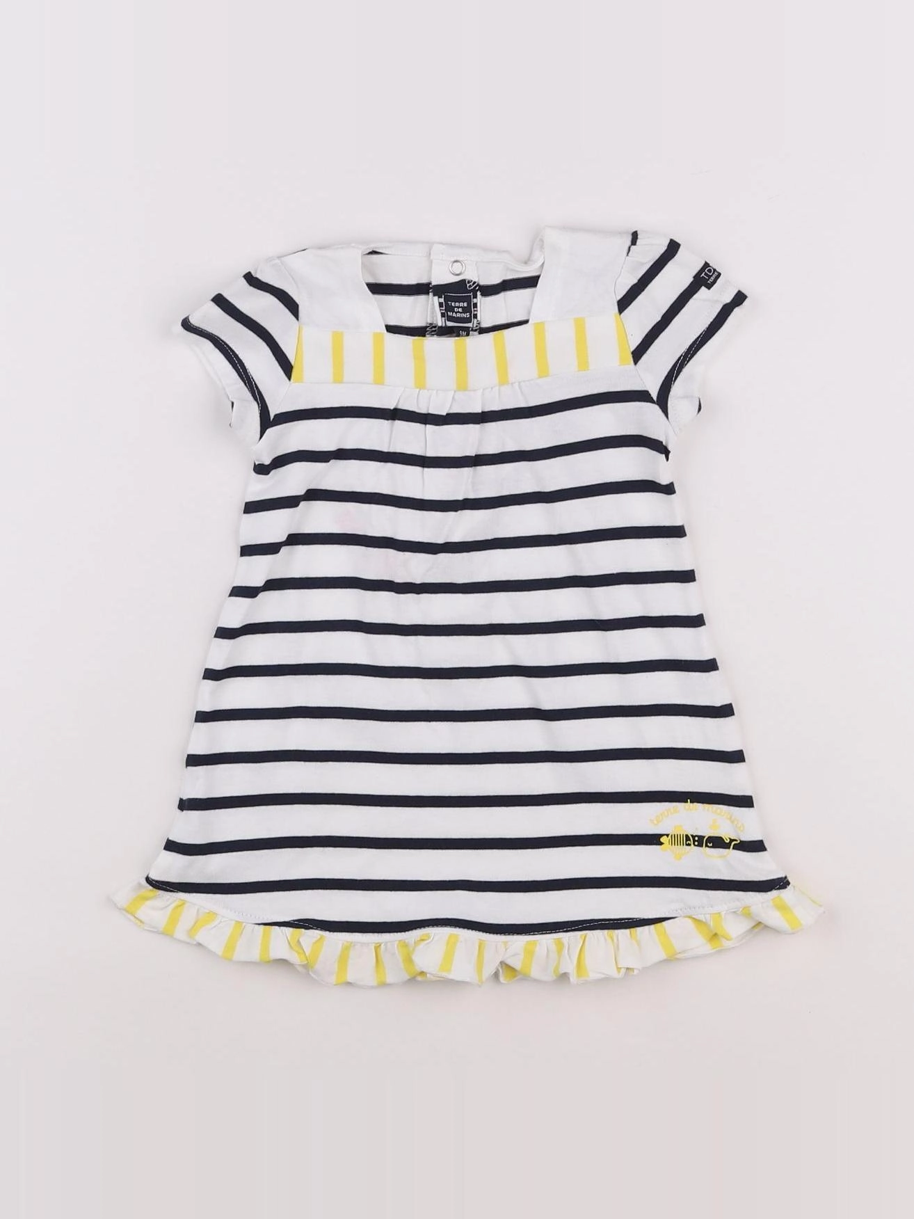 Terre de marins - robe multicolore - 9 mois