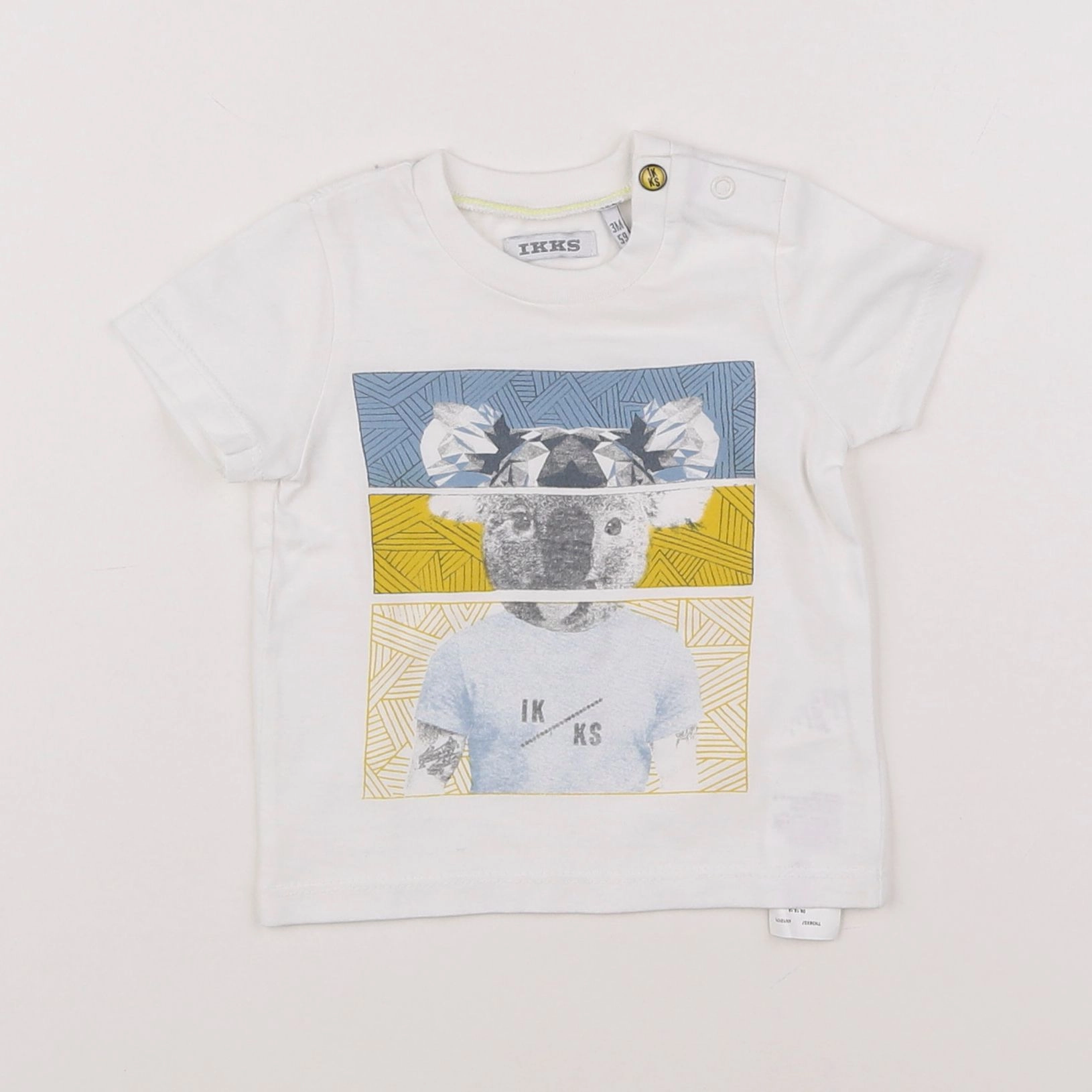 IKKS - tee-shirt blanc - 3 mois