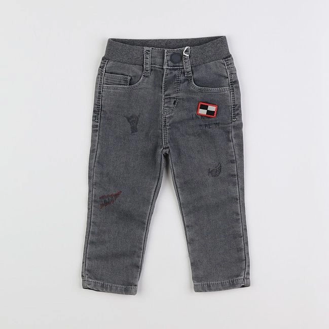 IKKS - pantalon gris - 12 mois