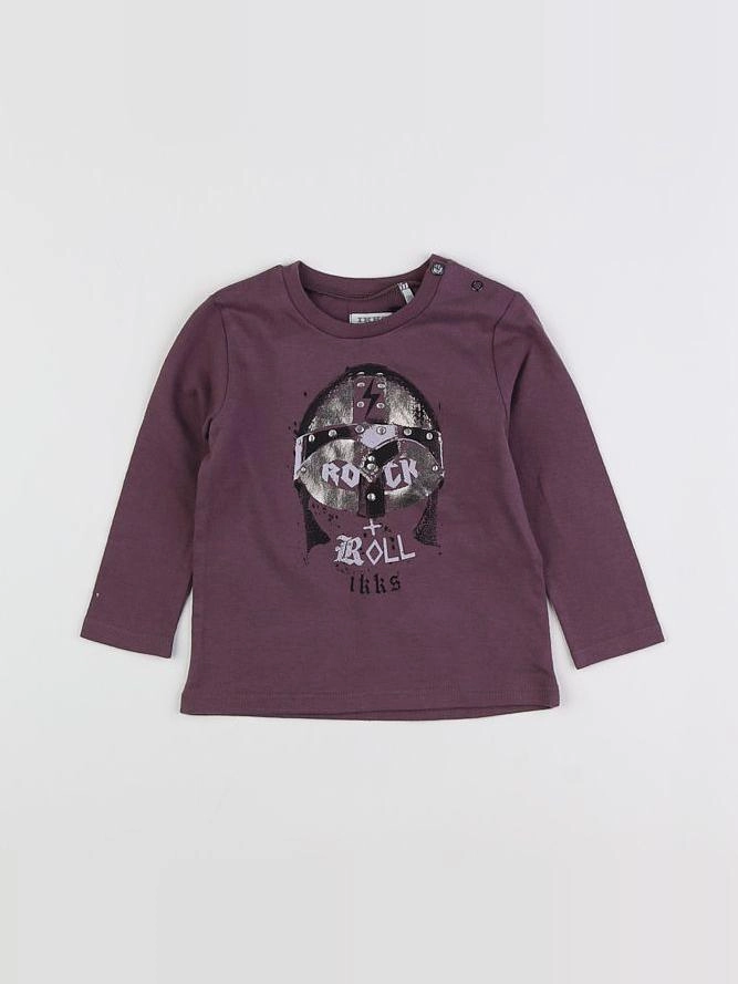 IKKS - tee-shirt violet - 12 mois