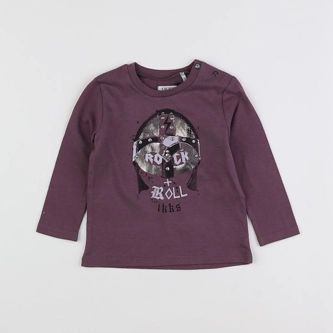 IKKS - tee-shirt violet - 12 mois