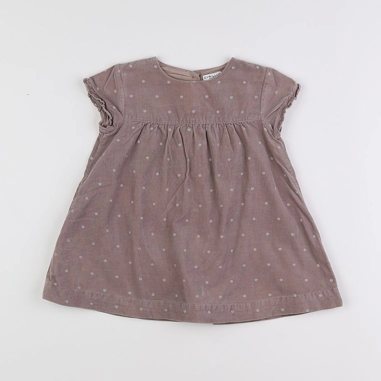 Cyrillus - robe marron - 2 ans