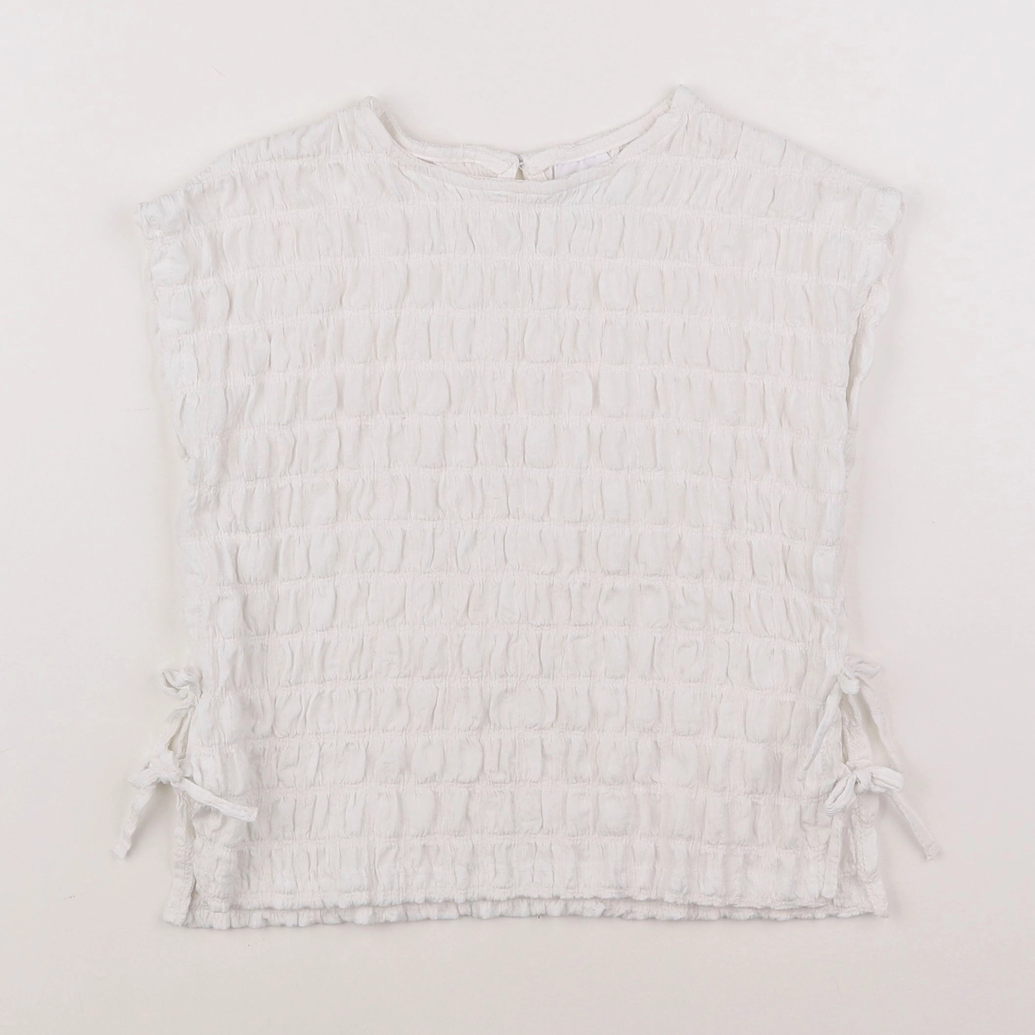 Zara - blouse blanc - 7 ans