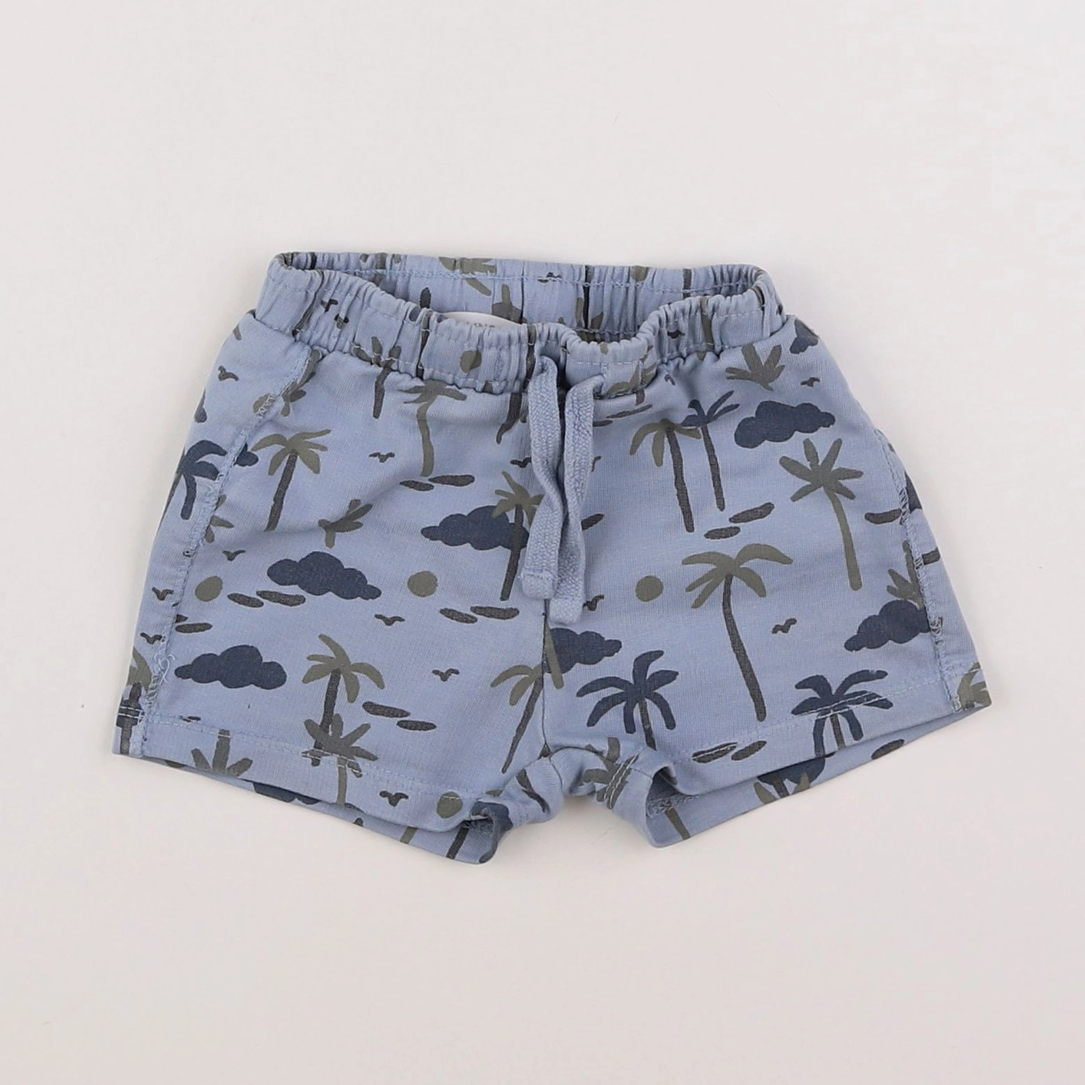 Mango - short bleu - 9/12 mois