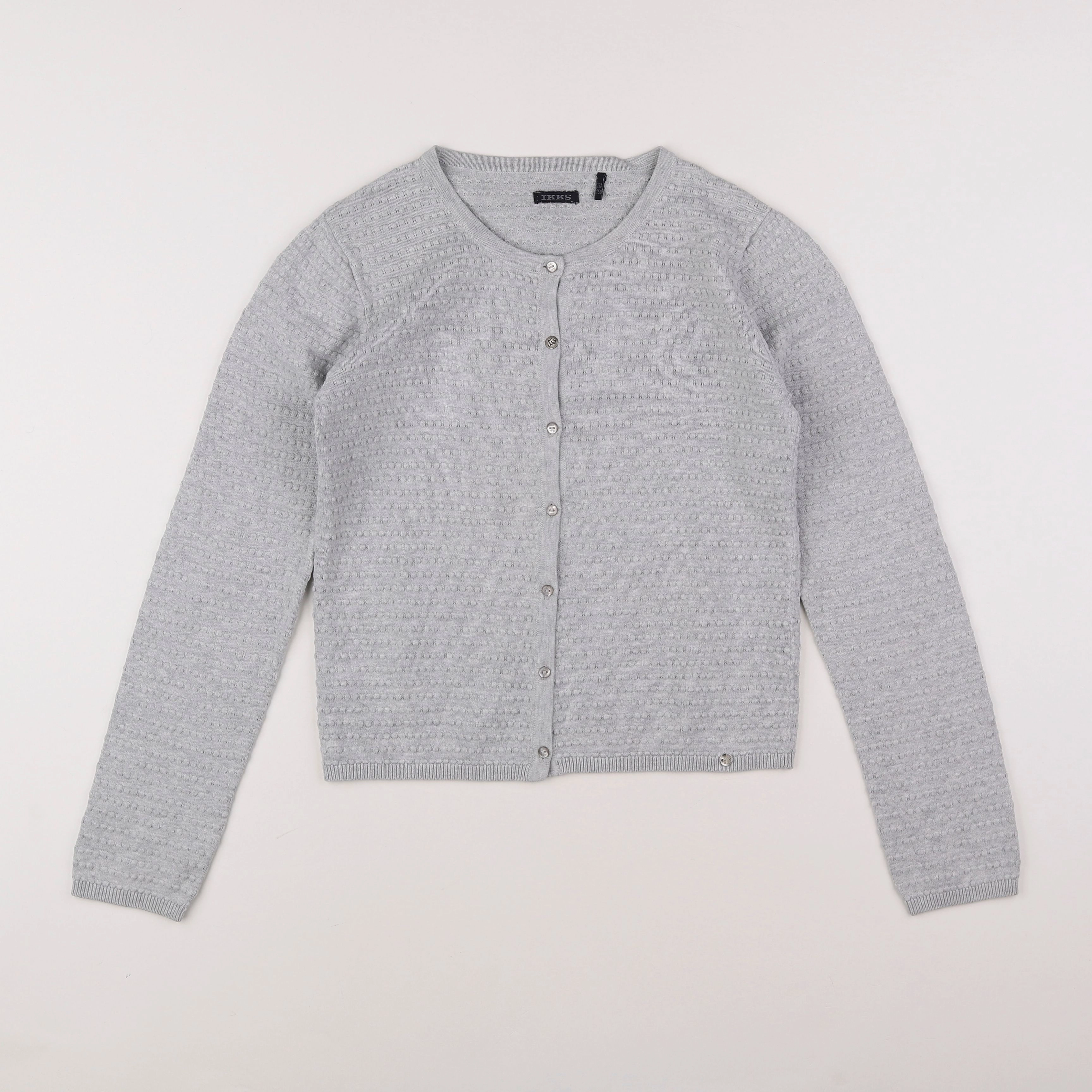 IKKS - gilet gris - 12 ans