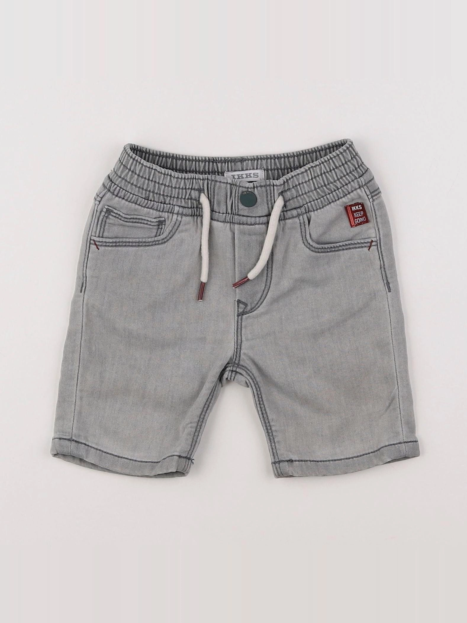IKKS - short gris - 12 mois