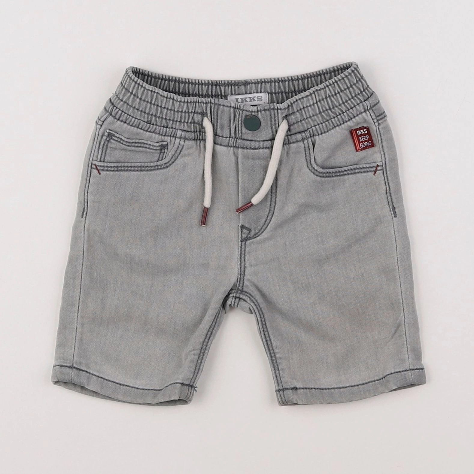 IKKS - short gris - 12 mois