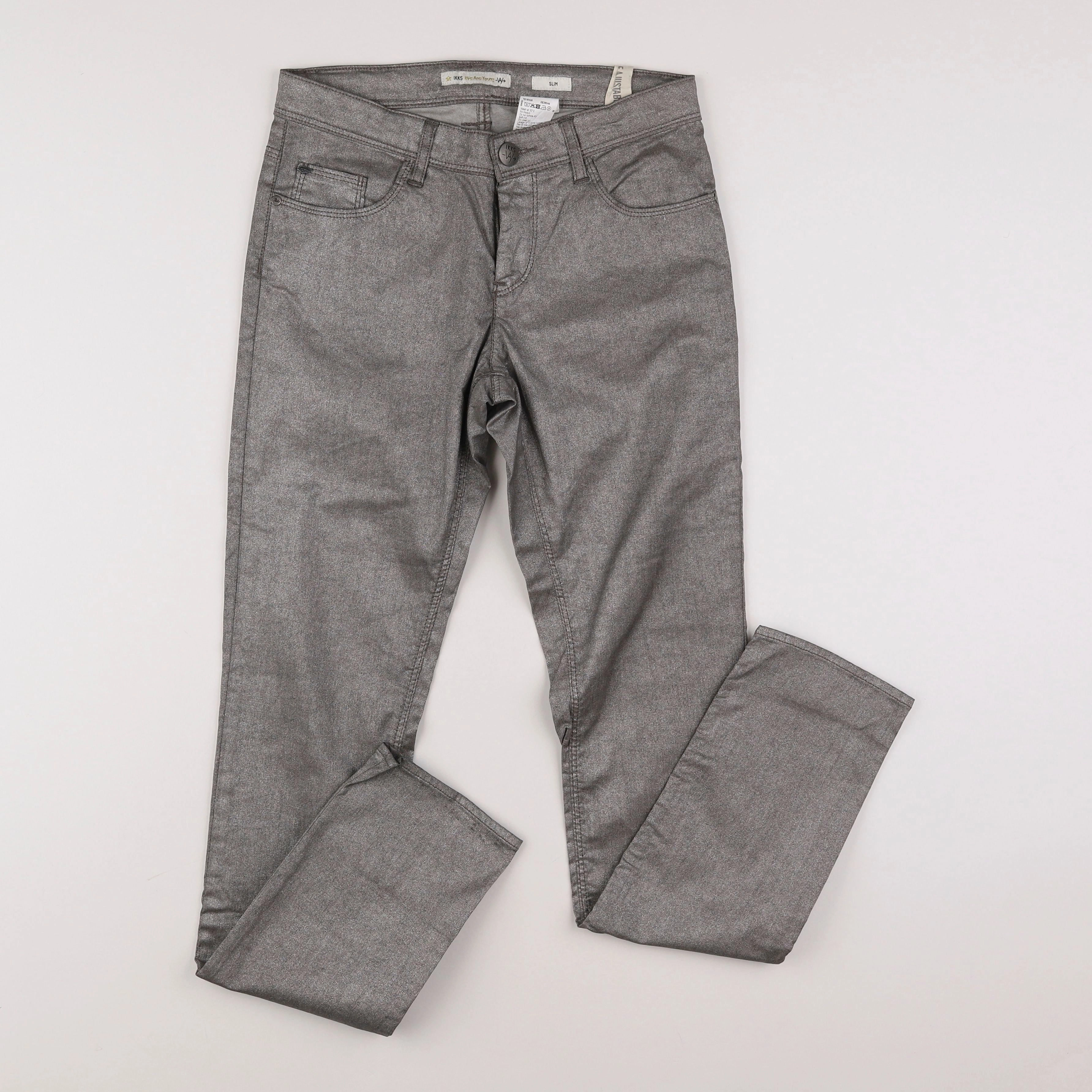 IKKS - pantalon gris - 10/12 ans (24)