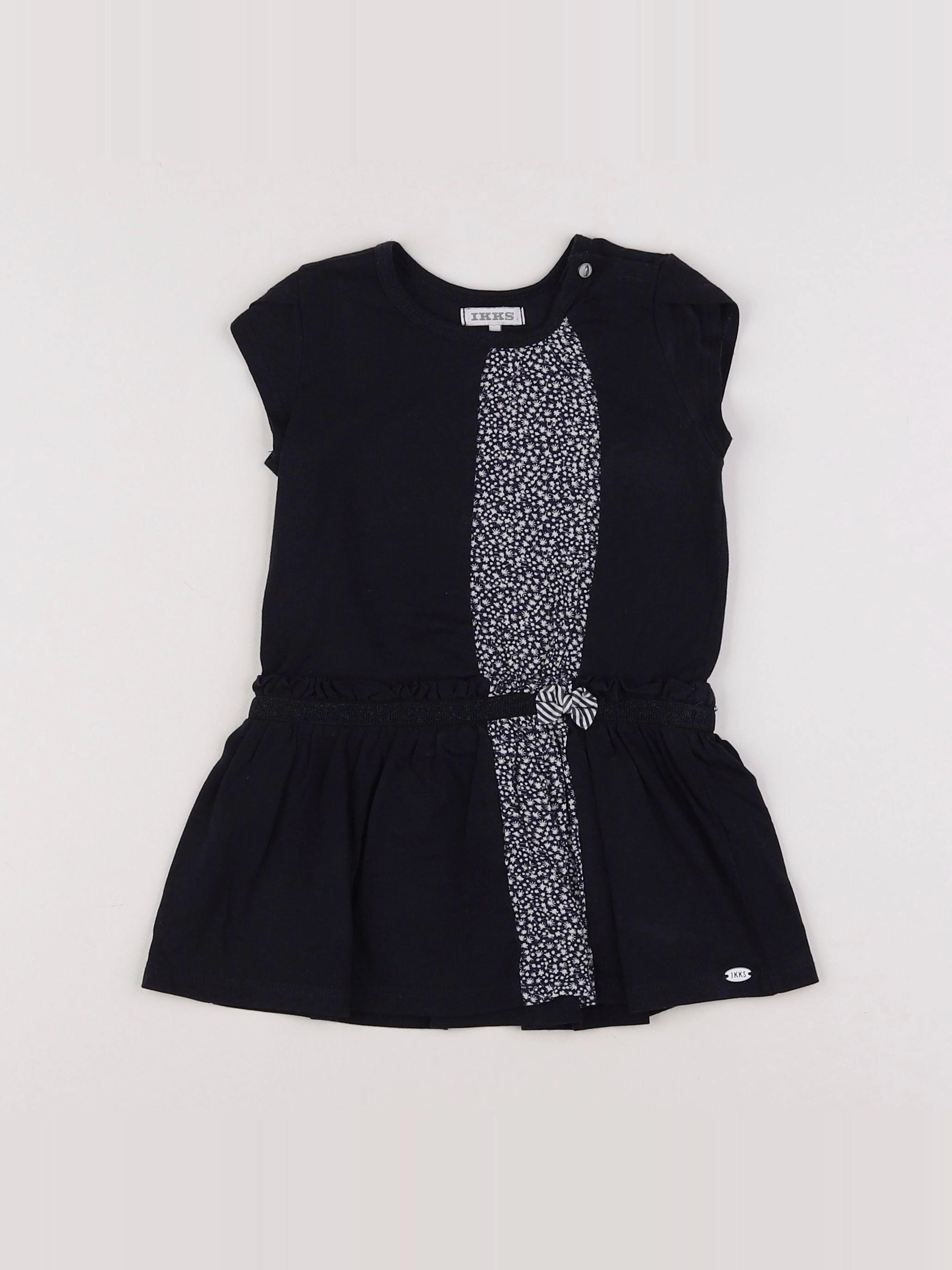 IKKS - robe noir - 12 mois