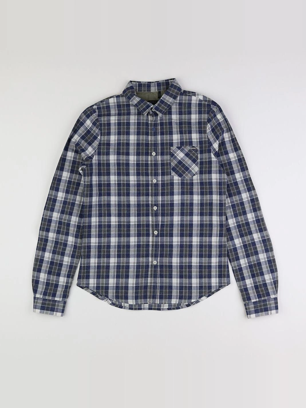 IKKS - chemise imprimé au dos bleu - 14 ans