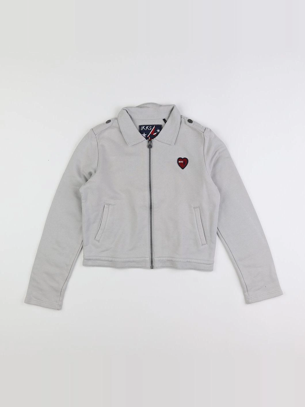 IKKS - veste gris - 12 ans