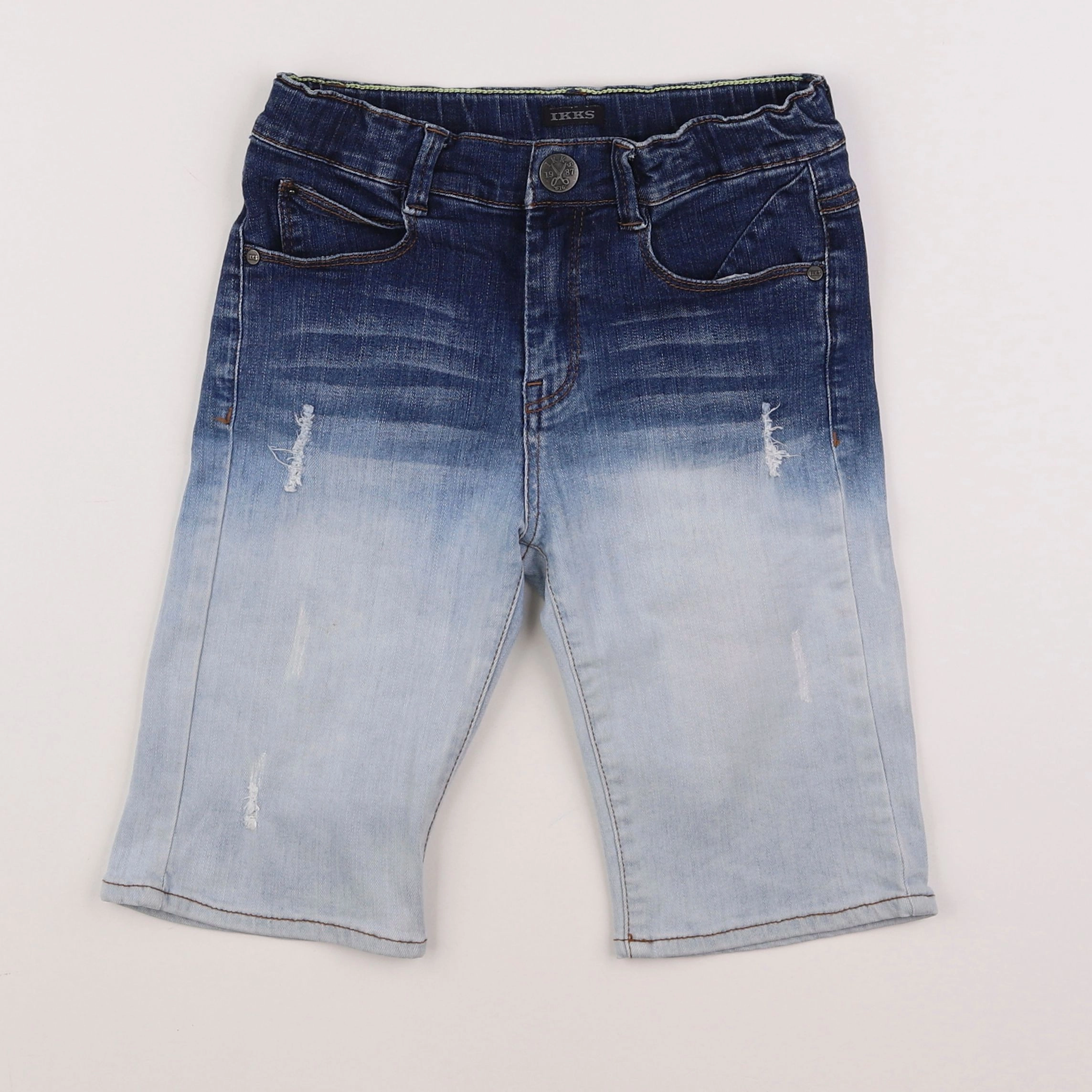 IKKS - short bleu - 10 ans