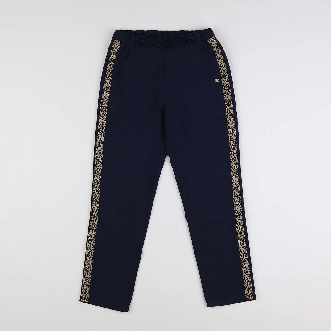 IKKS - pantalon bleu - 10 ans