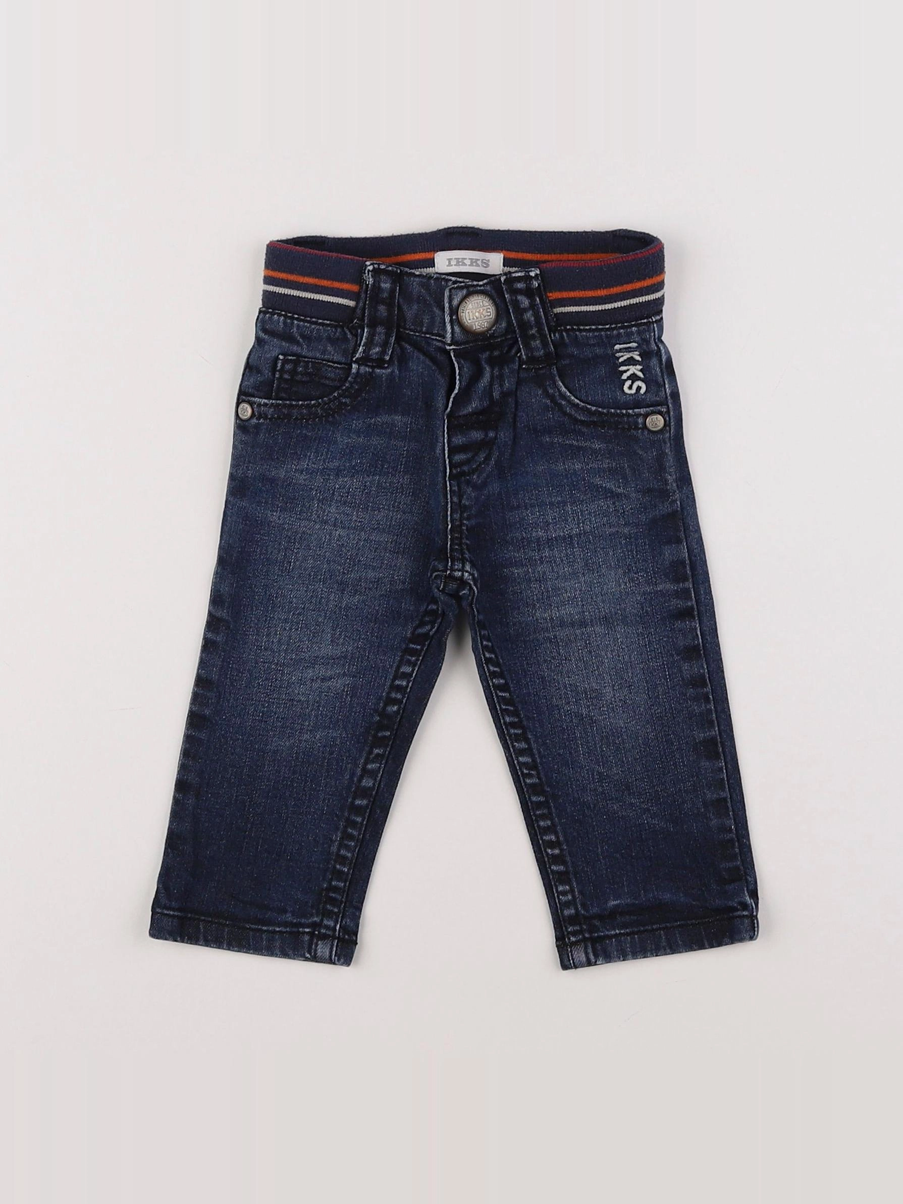 IKKS - jean bleu - 3/6 mois